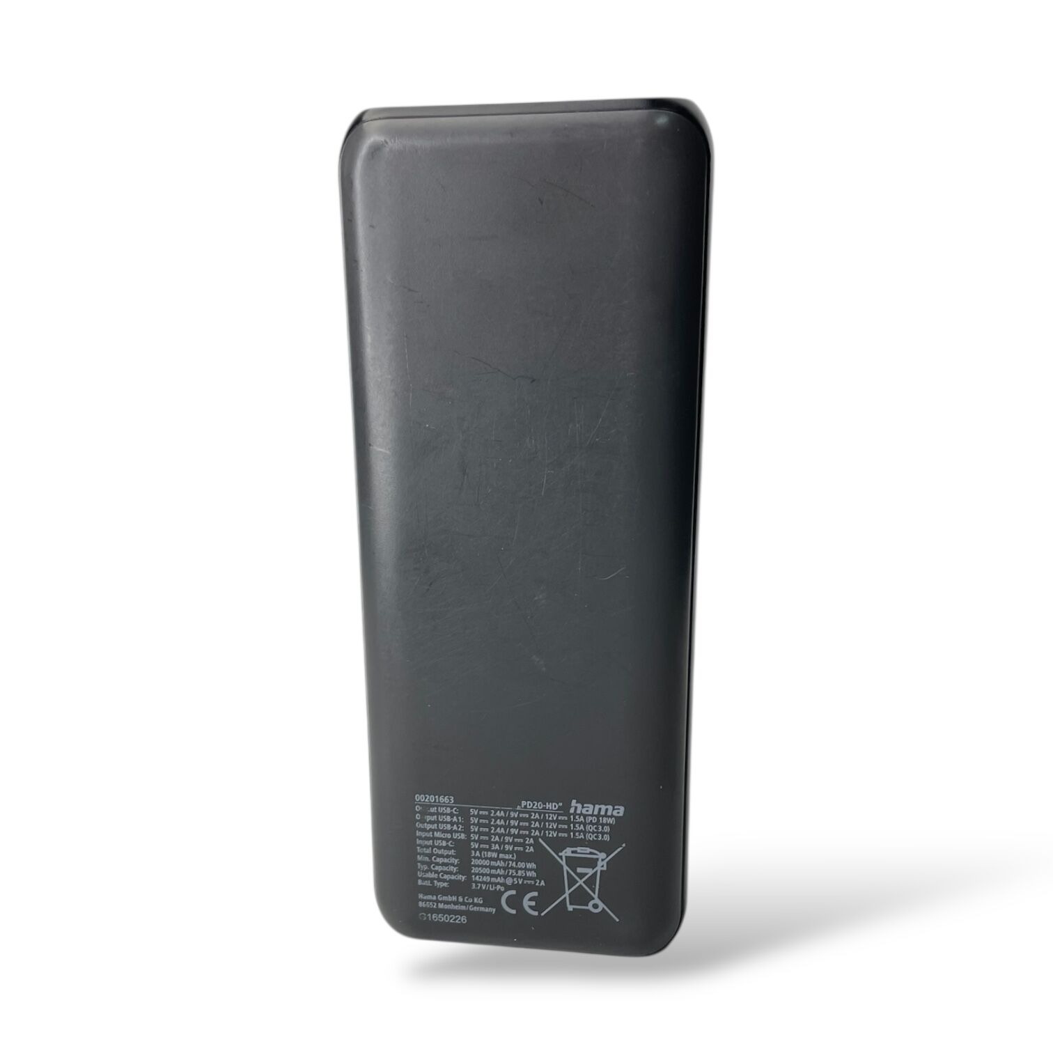 Павербанк Hama PD20HD 20000 mAh