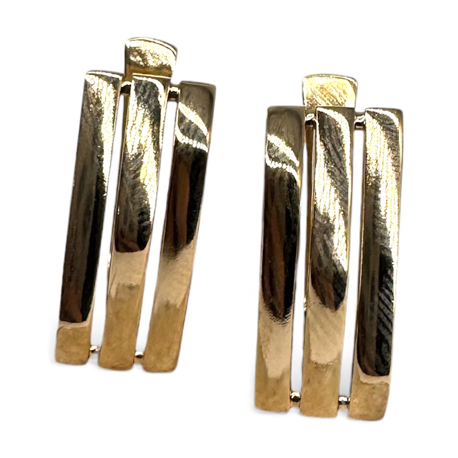 Золоті сережки без вставок