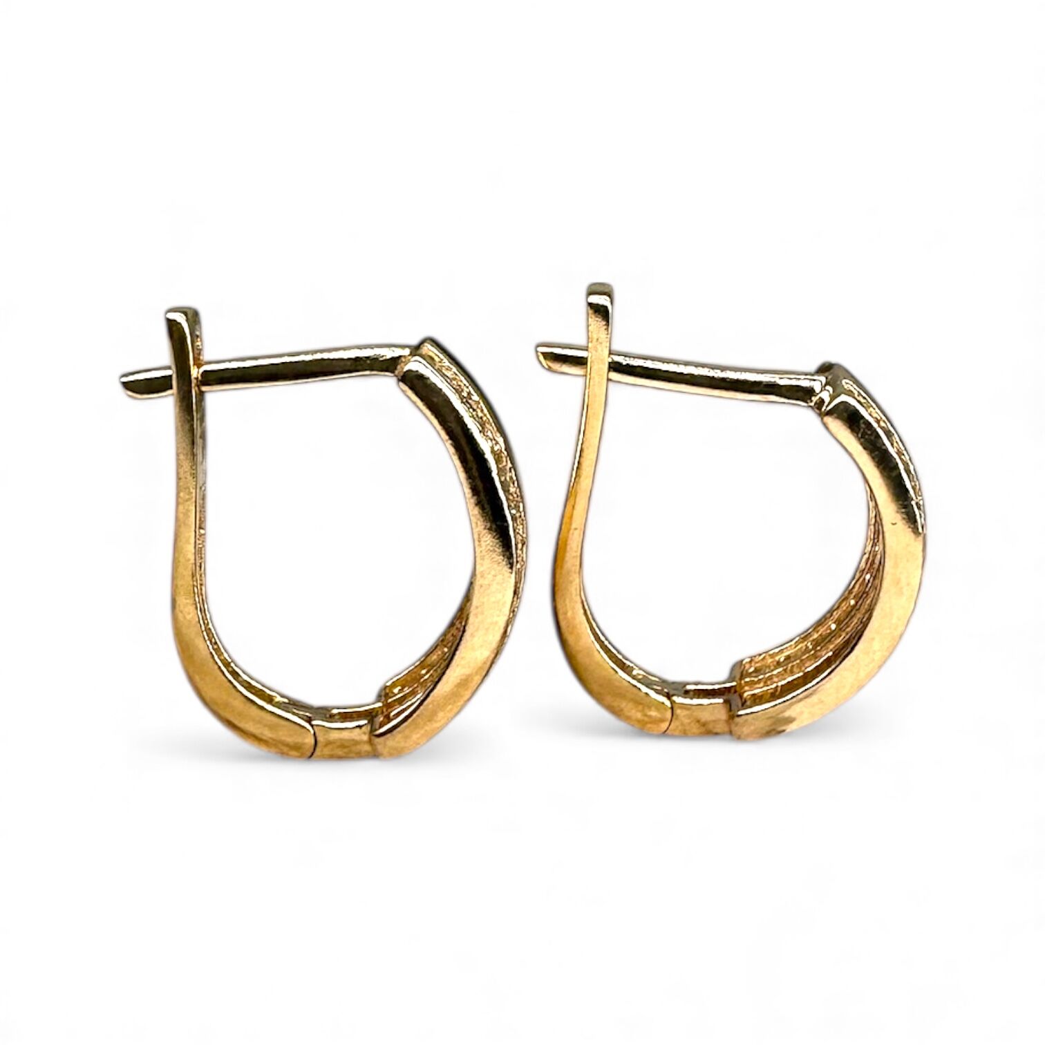 Золотые серьги с цирконами