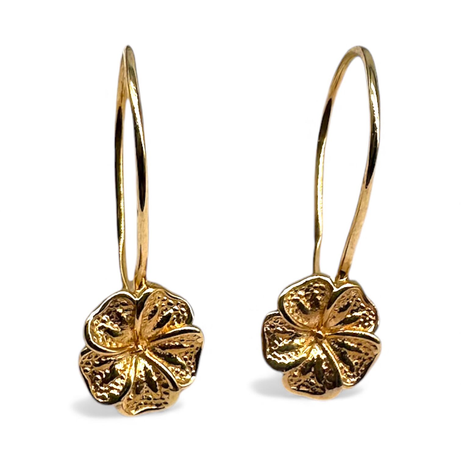 Золоті сережки без вставки