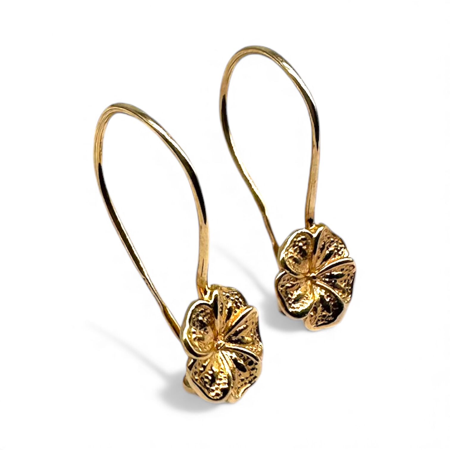 Золоті сережки без вставки