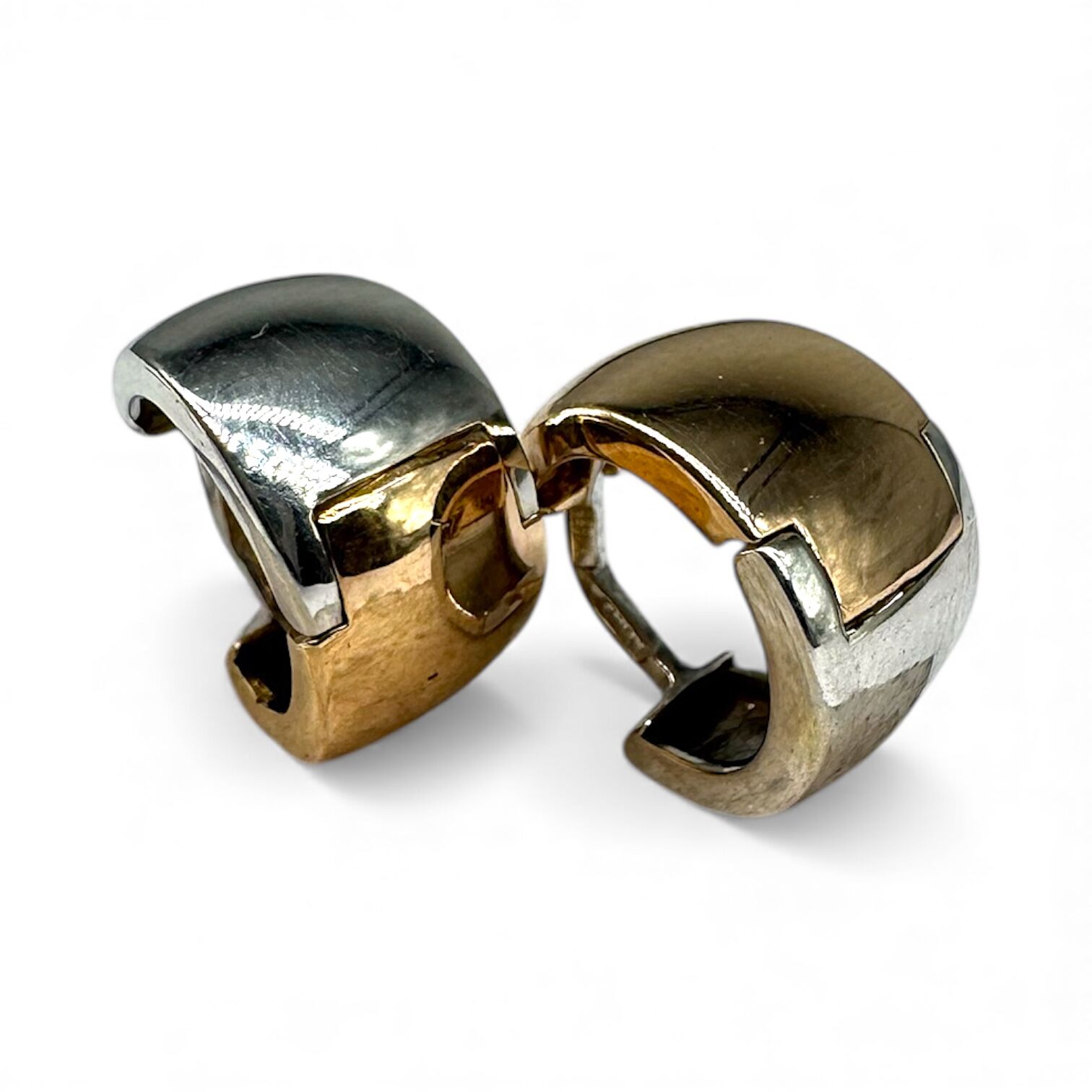 Золоті сережки без вставок