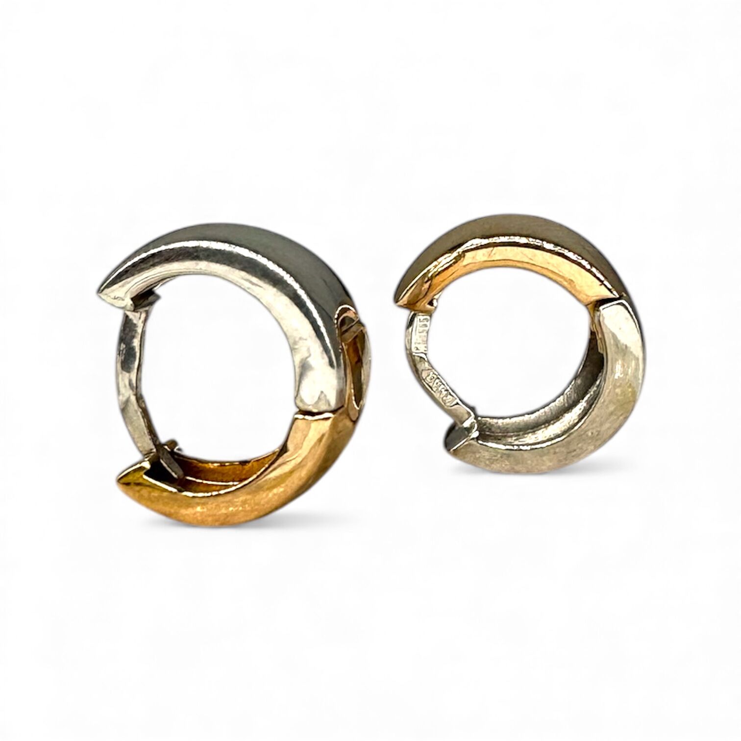 Золоті сережки без вставок