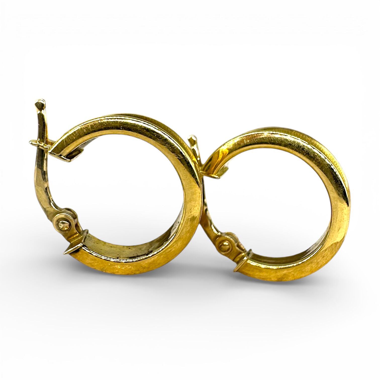 Золотые серьги без вставки