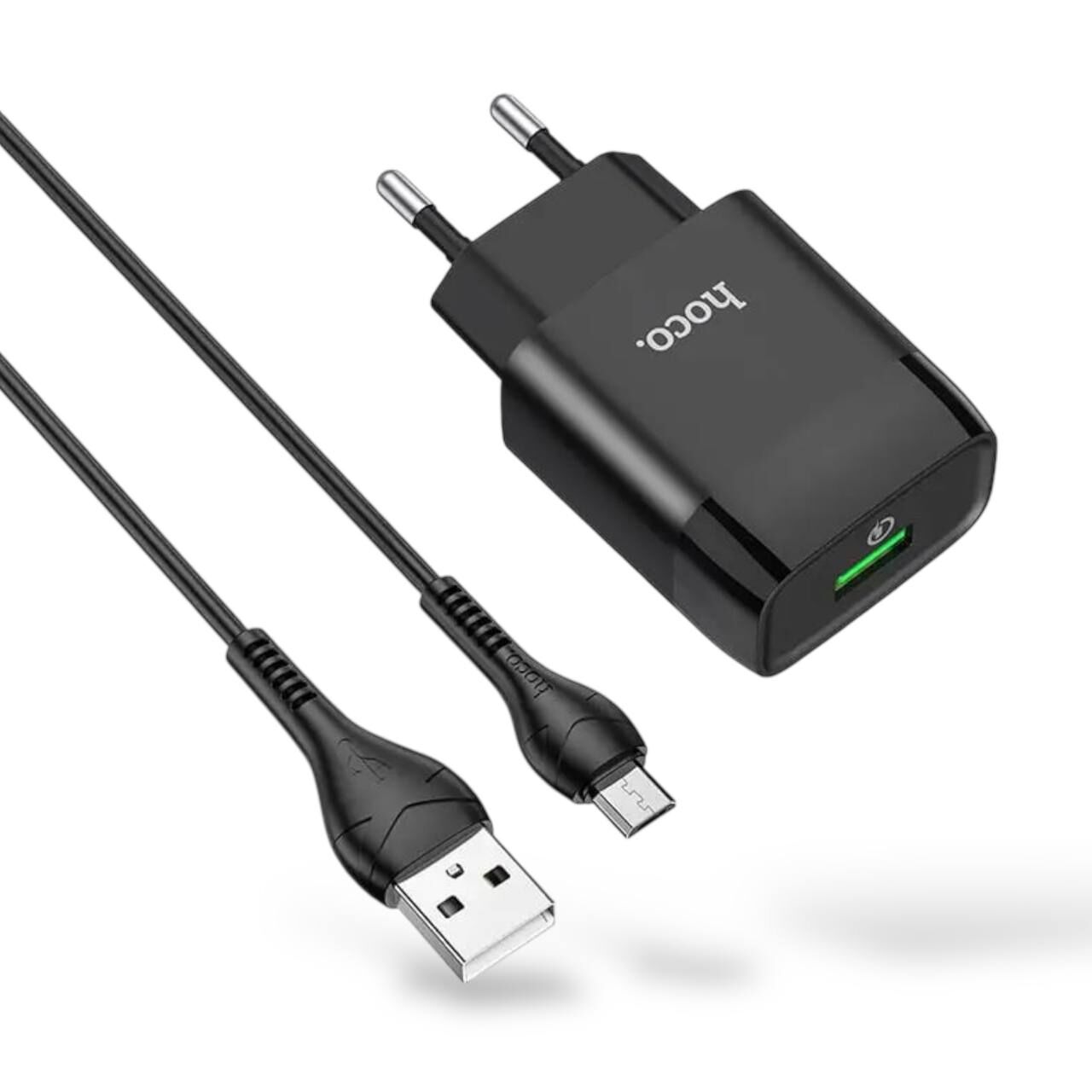 Мережевий адаптер Hoco C72Q Glorious single 1USB QC3.0 18W