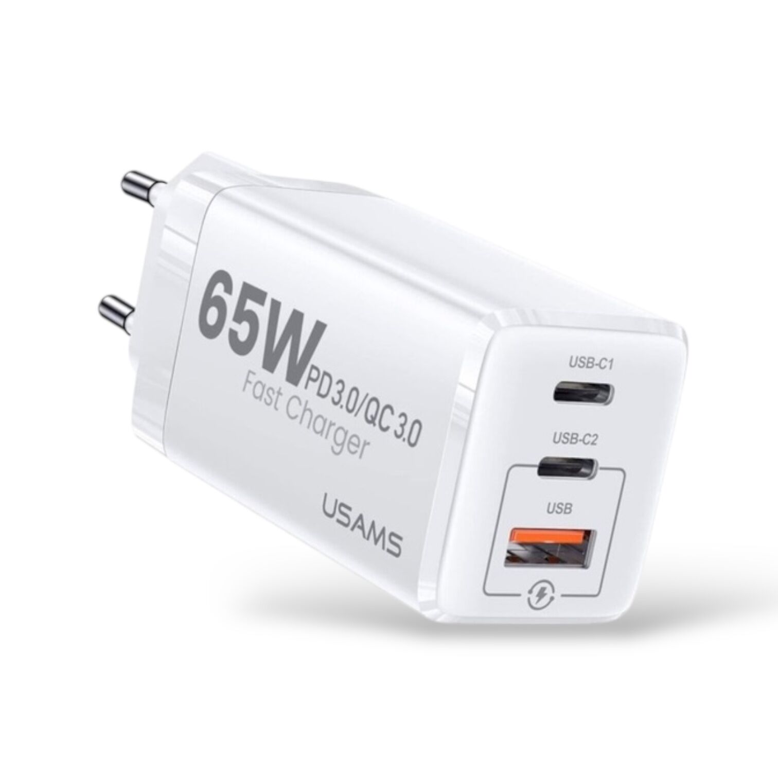 Мережевий адаптер Usams US-CC110 GaN 65W