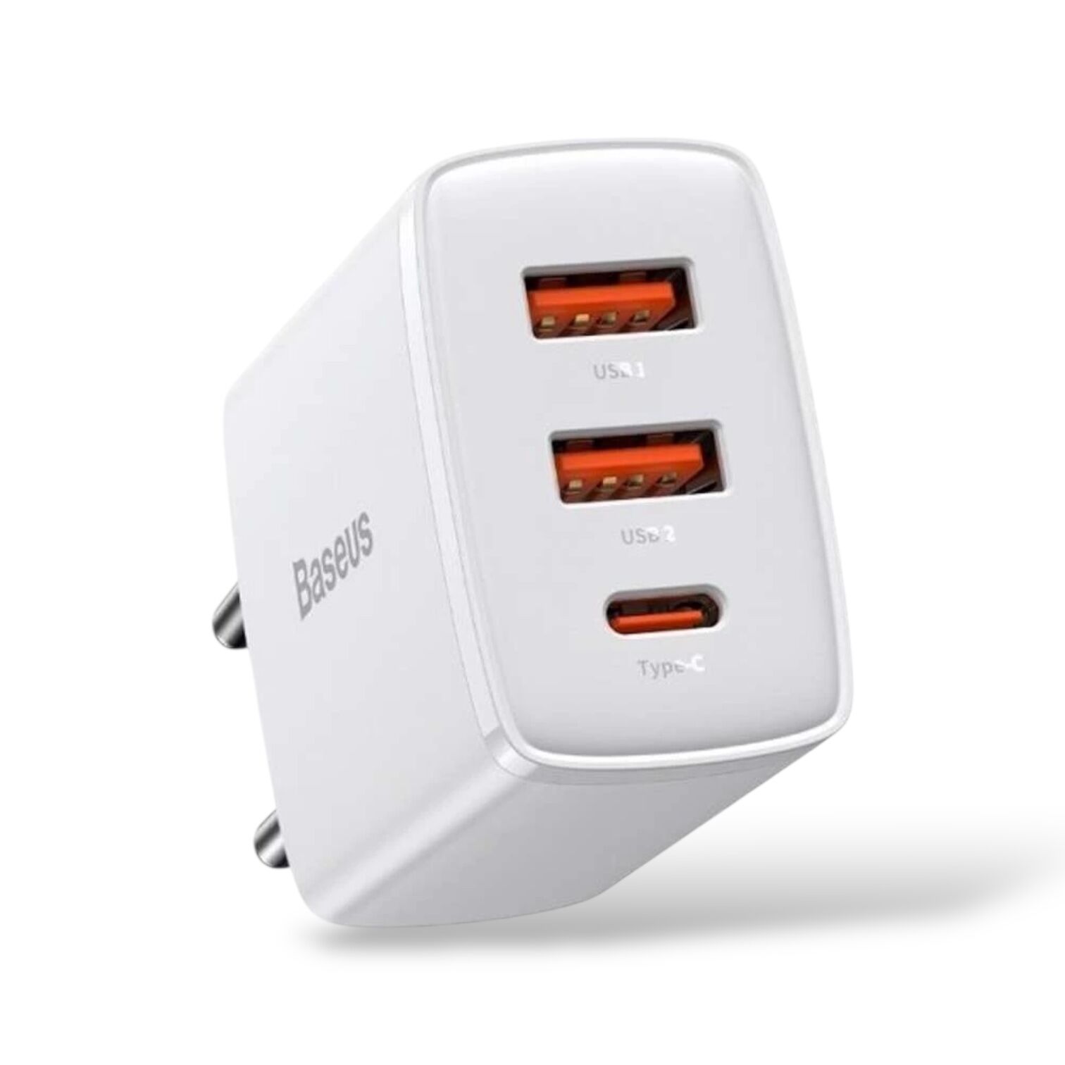 Мережевий адаптер Baseus Compact Quick Charger 30W QC+ PD (1Type-C + 2USB)