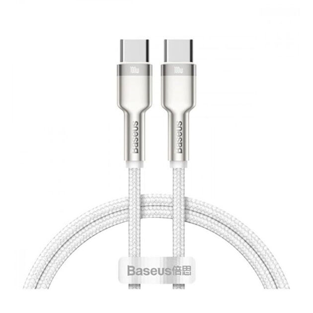 Кабель Baseus Cafule Metal Type-C to Type-C 100W