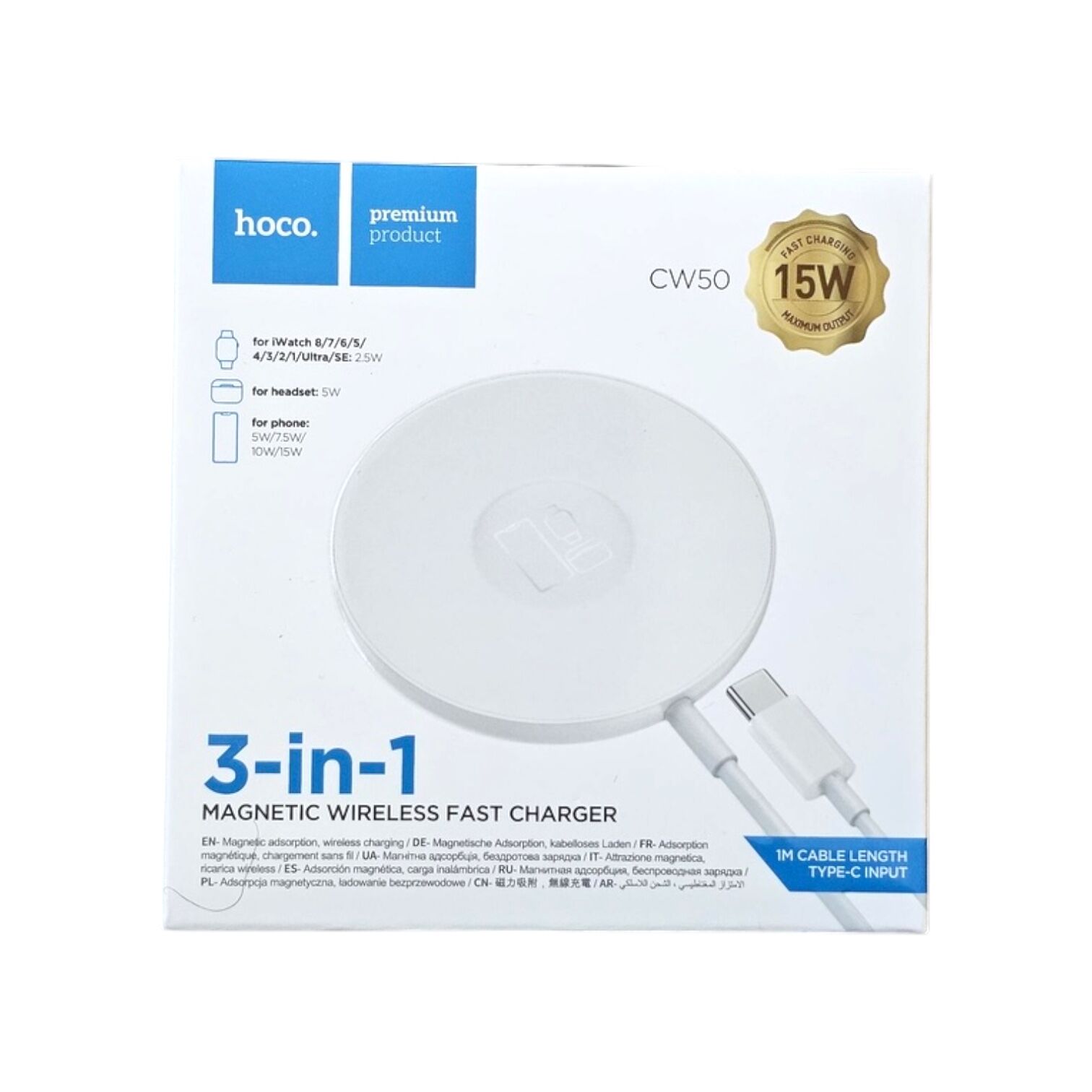 Бездротовий ЗП Hoco CW50