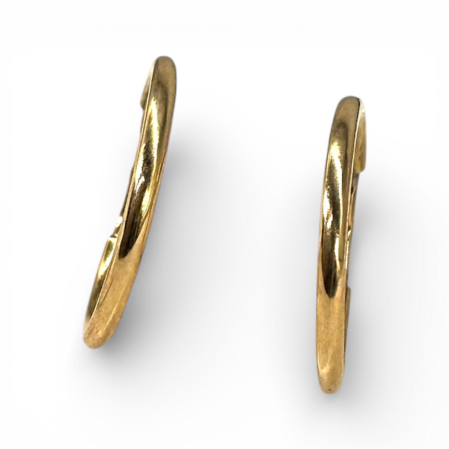 Золоті сережки без вставок