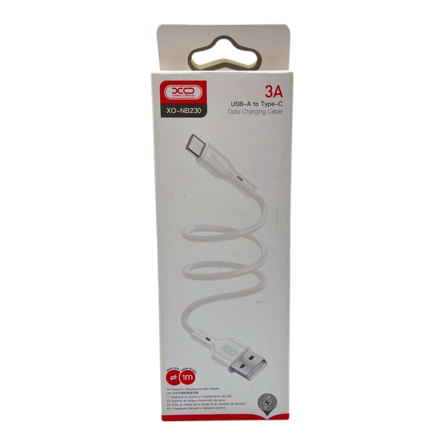 Кабель XO NB230A 3A Type-c