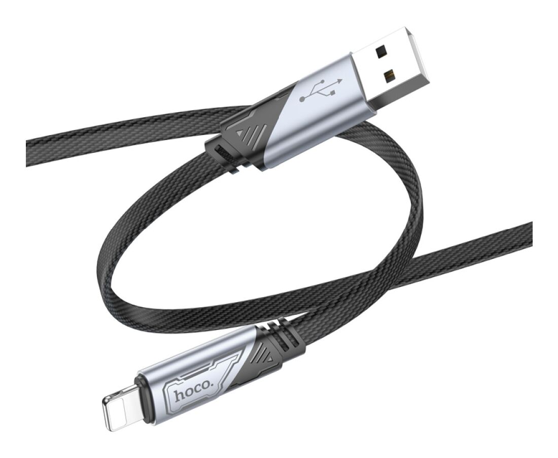 Кабель Hoco U119 Machine Lightning 2.4A 1.2m (Чорний)