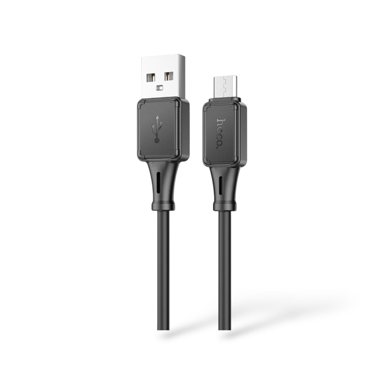 Кабель Hoco X101 Assistant silicone Micro 2.4A 1m (Чорний)