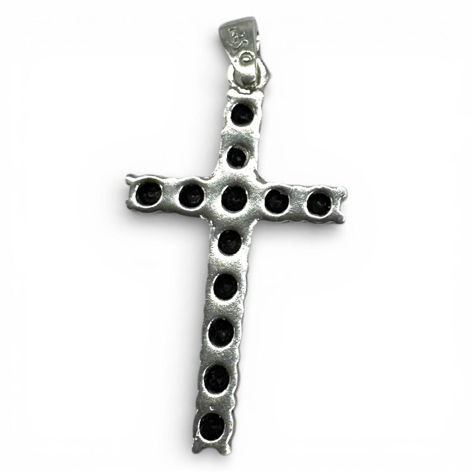 Срібна підвіска з фіанітами