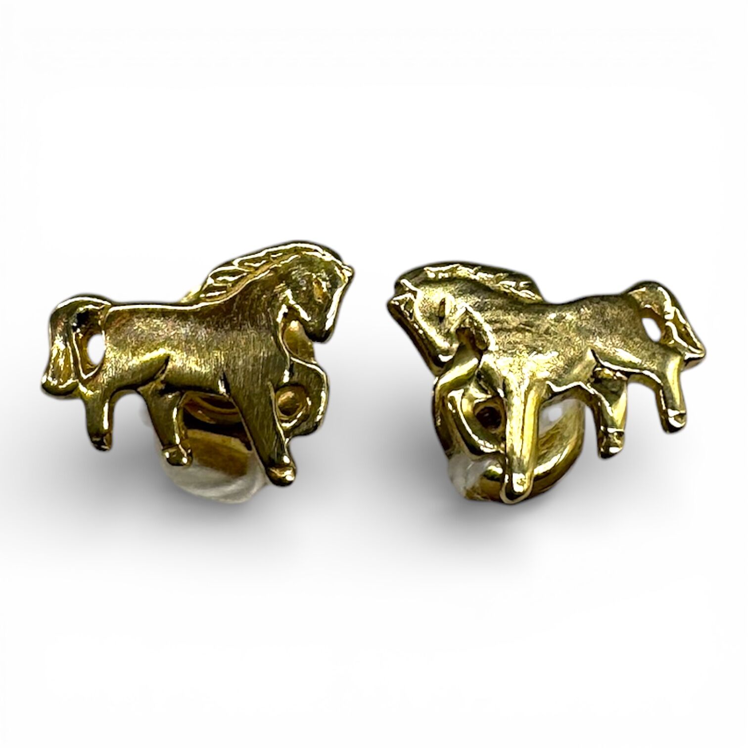 Золоті сережки без вставок