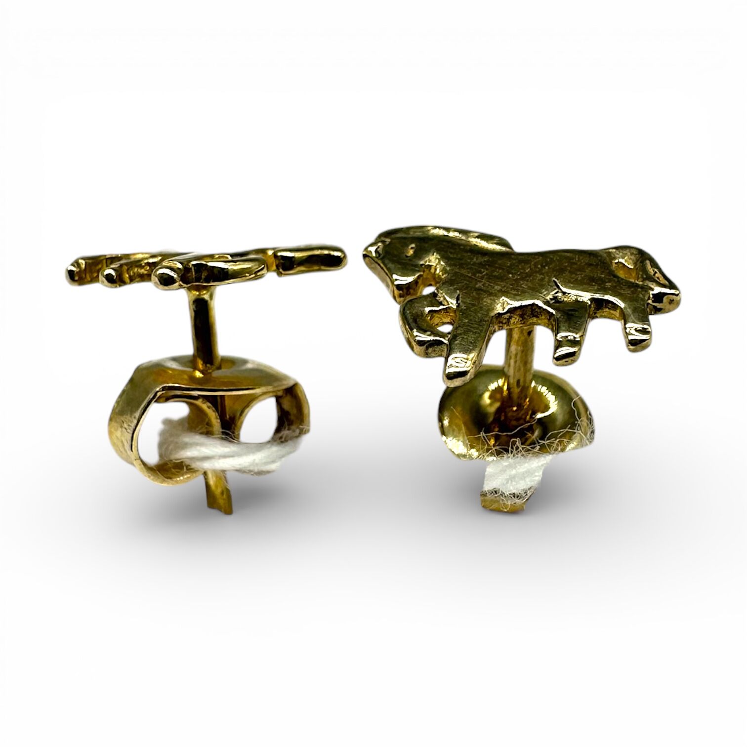 Золоті сережки без вставок