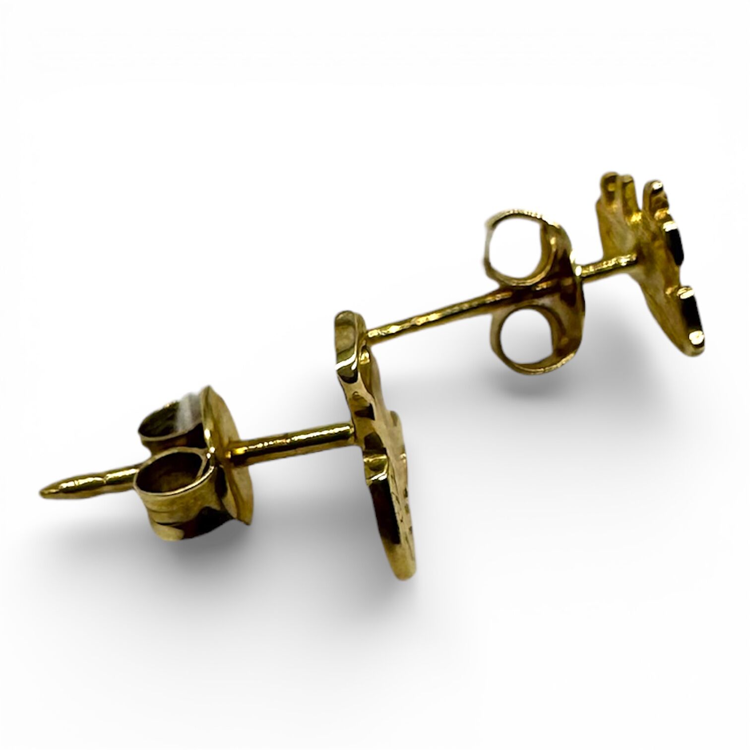 Золоті сережки без вставок