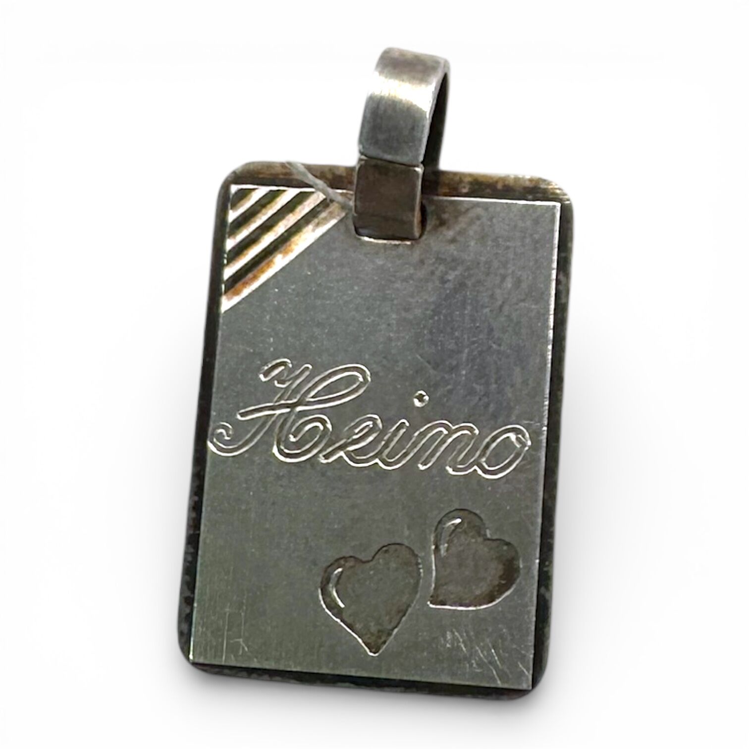 Серебряный подвес без вставок