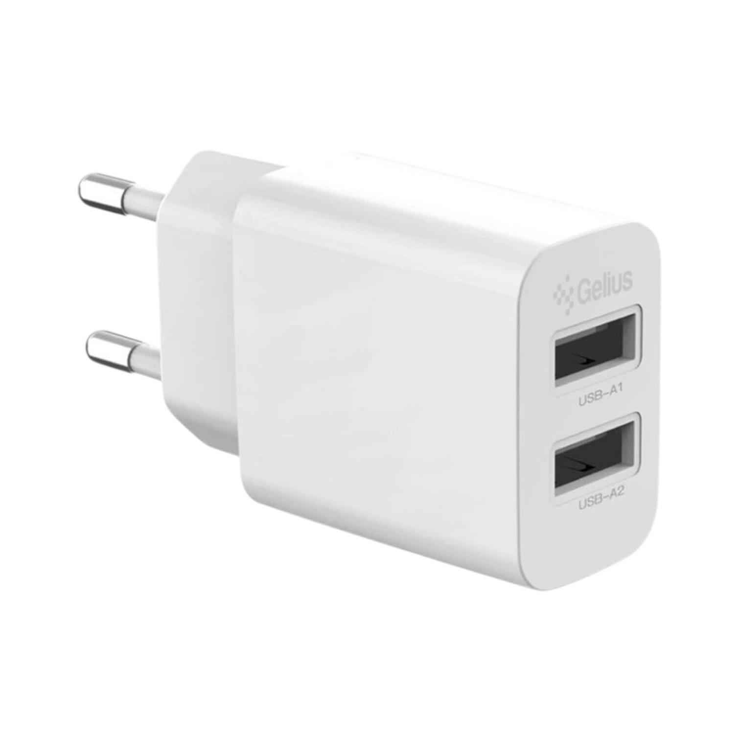 Мережевий адаптер Gelius GP-HC059 2USB/2.4A+кабель Type-C White