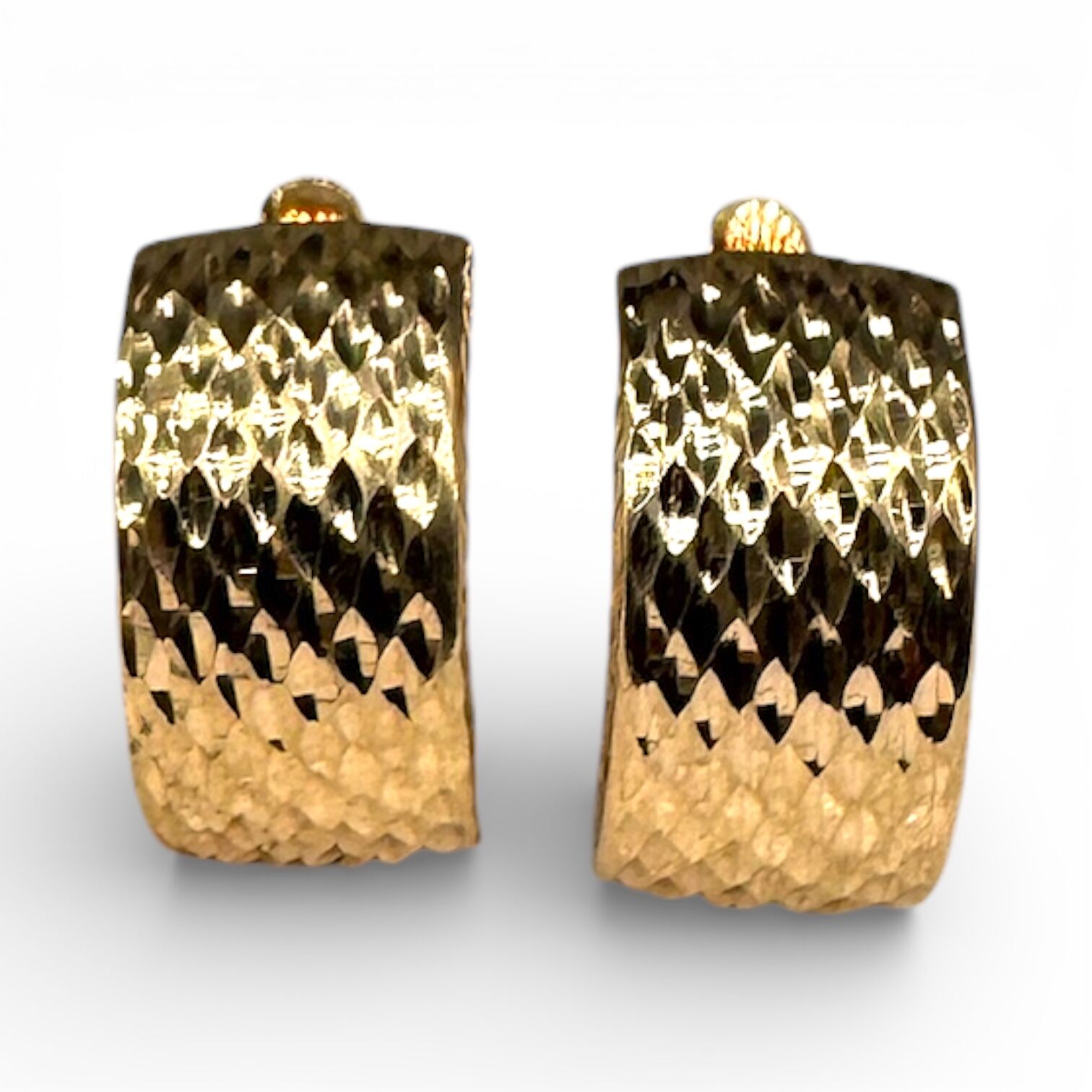 Золоті сережки без вставок