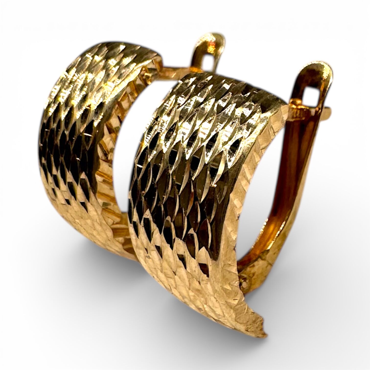 Золоті сережки без вставок