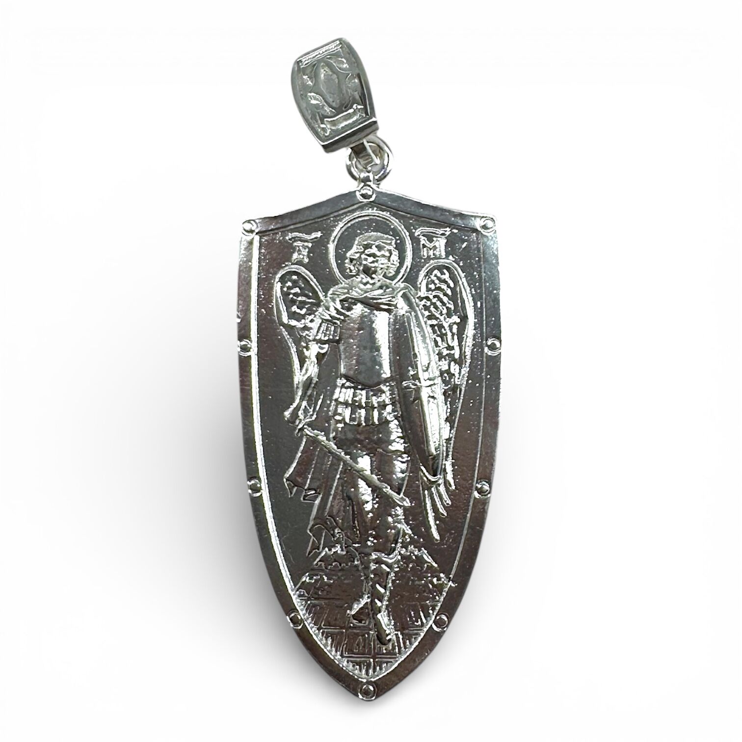 Серебряная подвеска без вставок