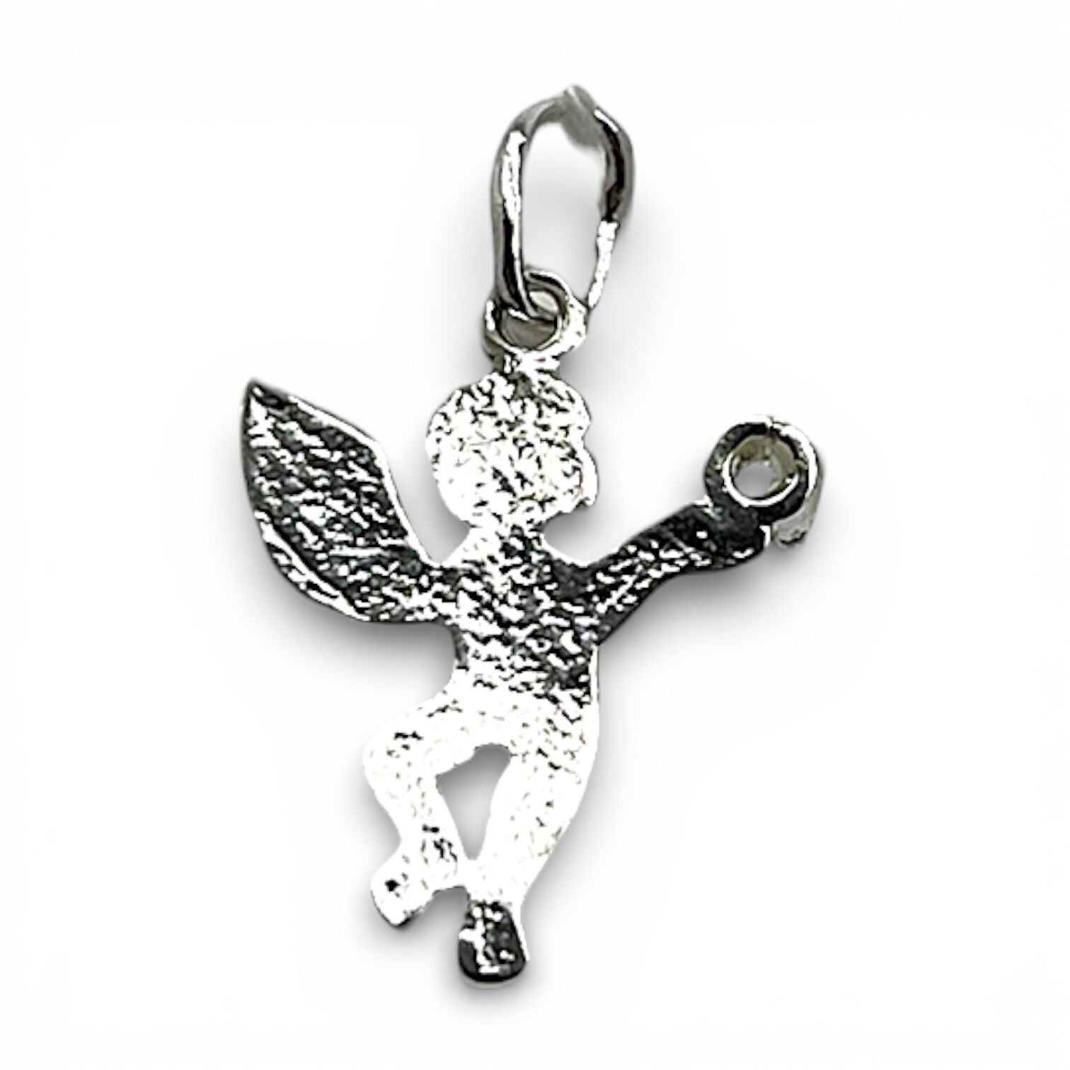 Серебряная подвеска с фианитом