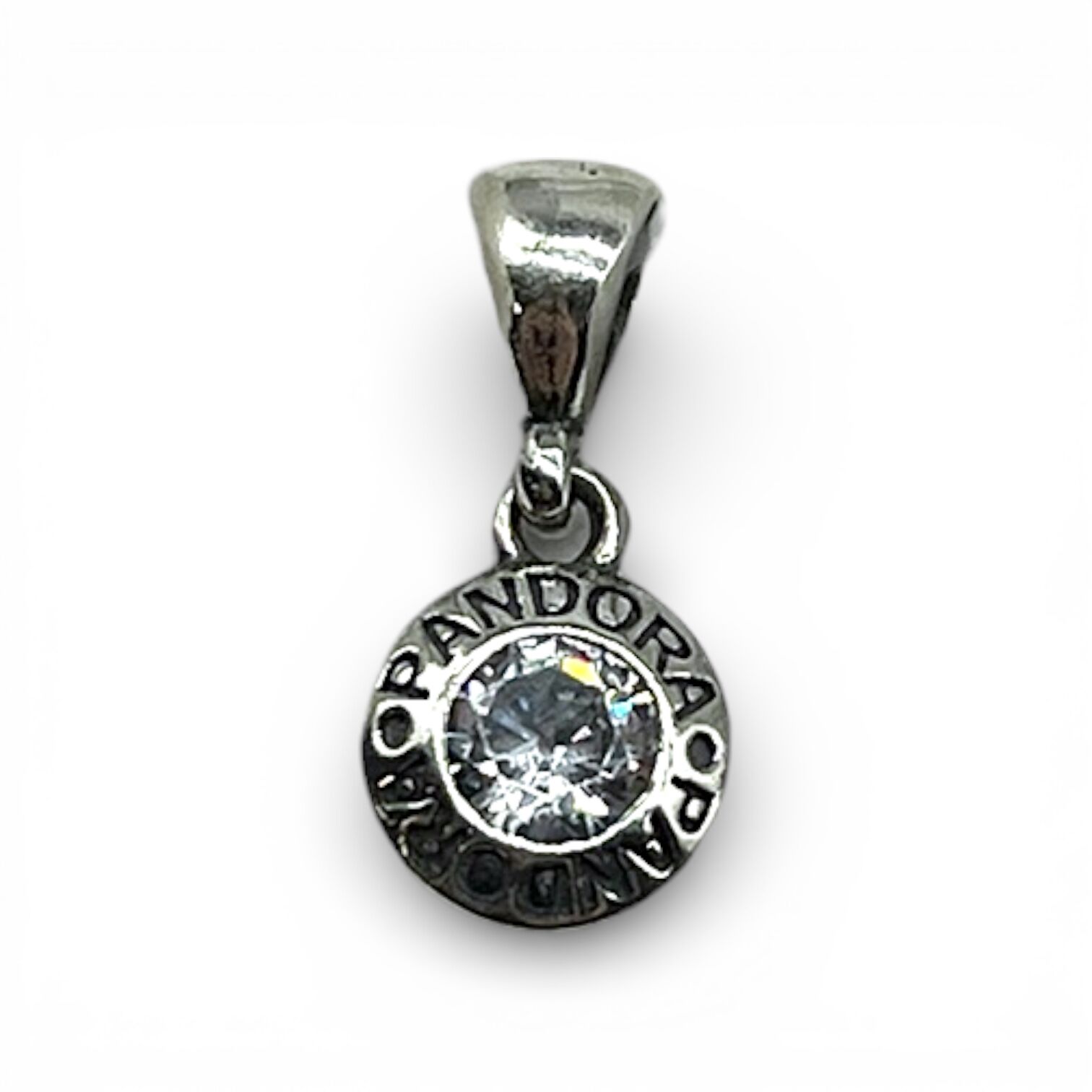 Серебряная подвеска с фианитом