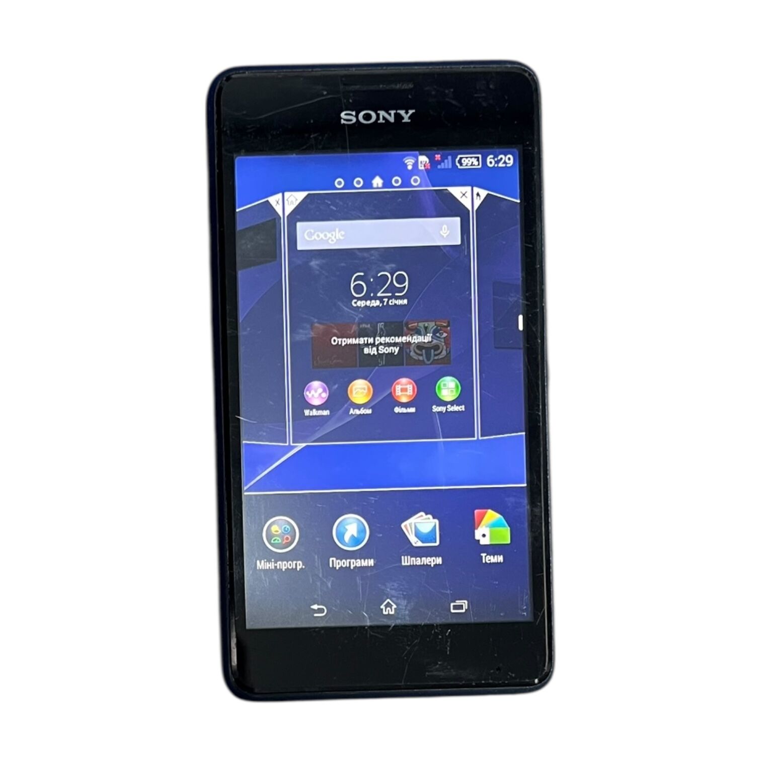 Смартфон Sony Xperia E1 1/4 ГБ