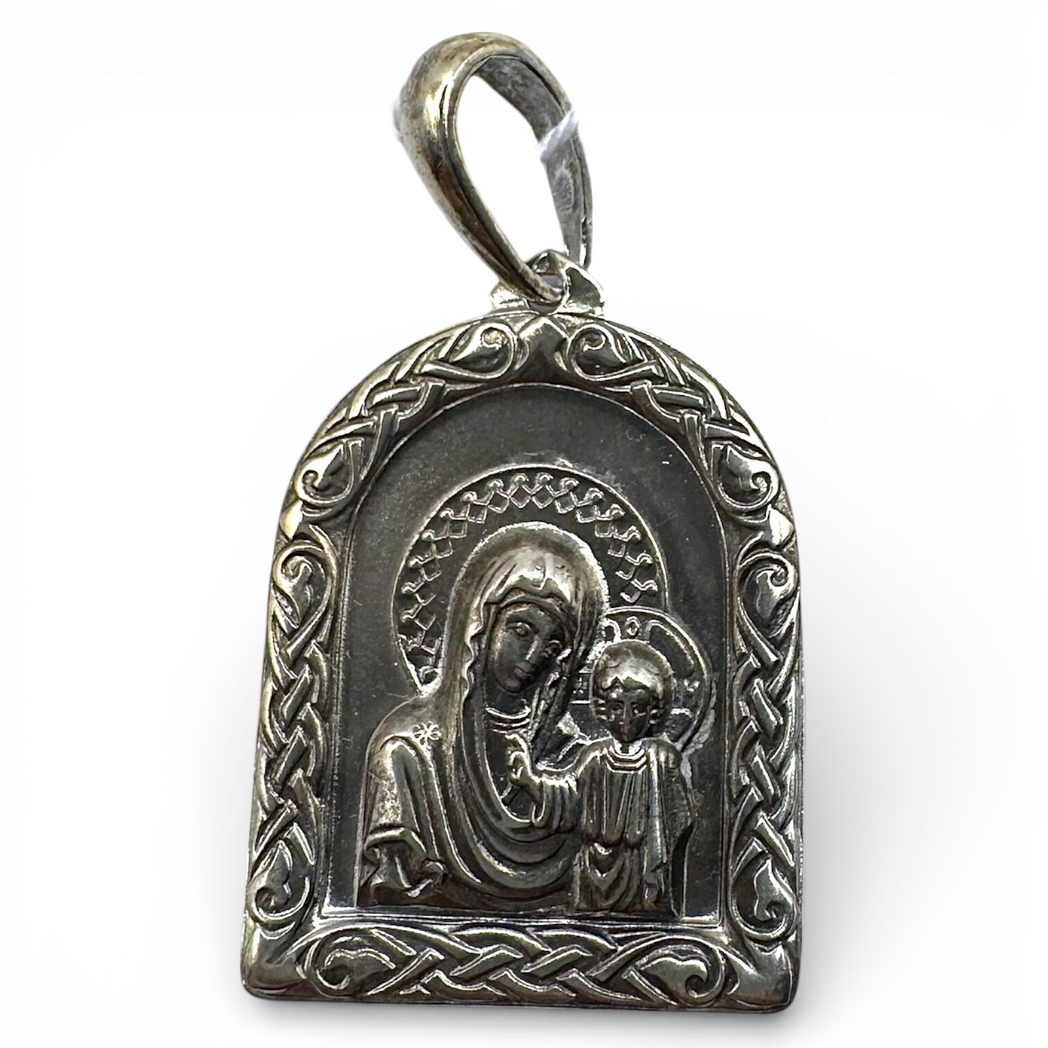 Срібний підвіс без вставок