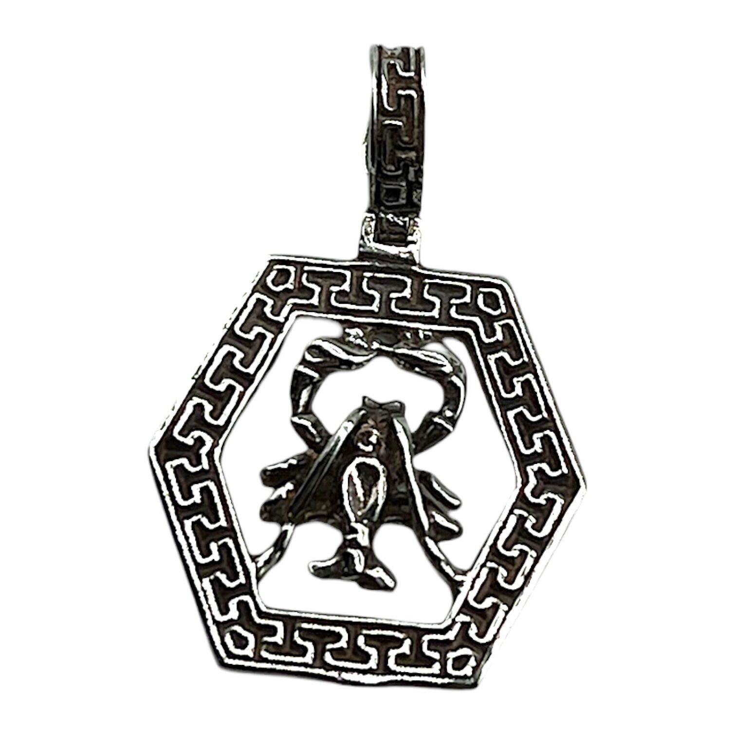 Срібний підвіс без вставок