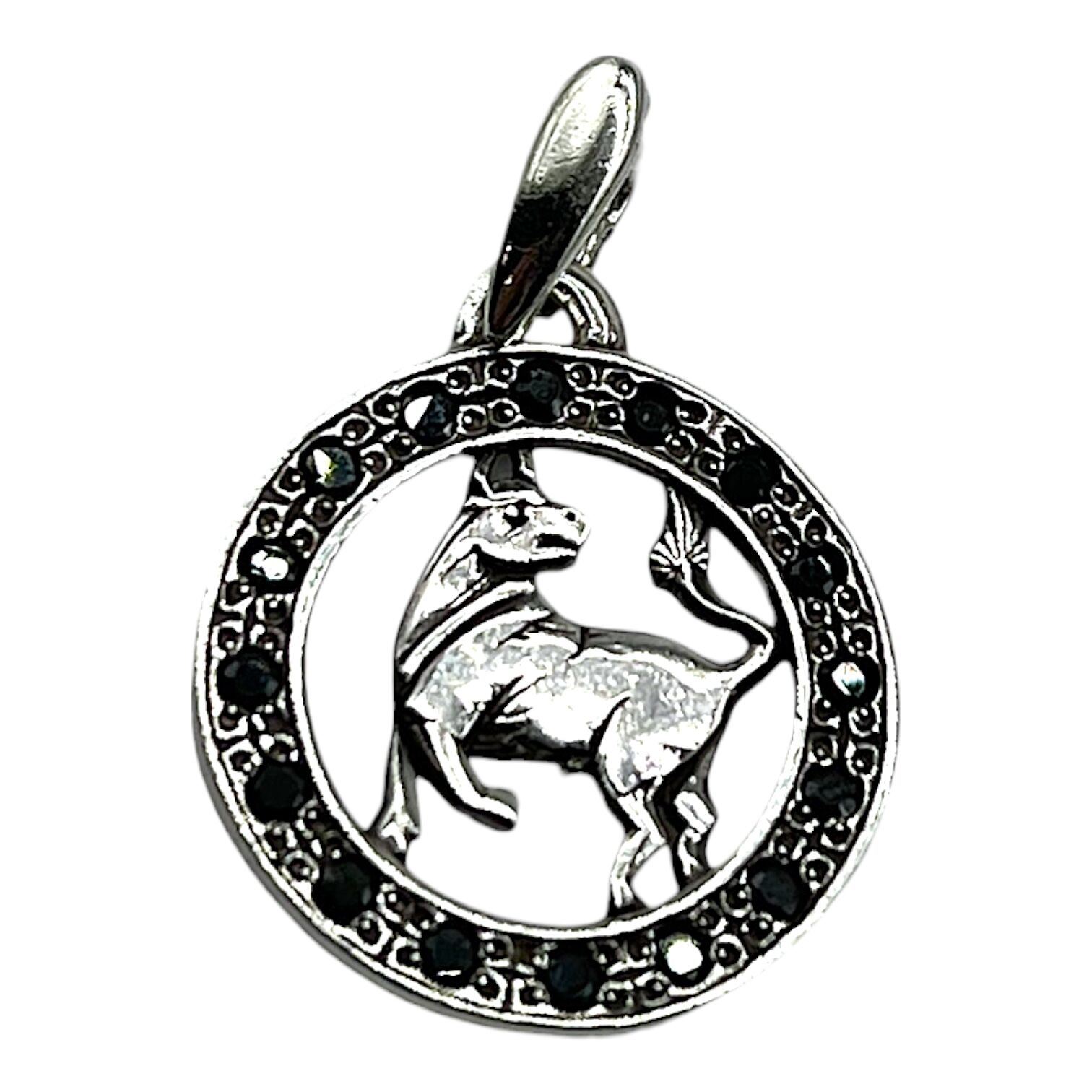 Серебряный подвес с фианитами