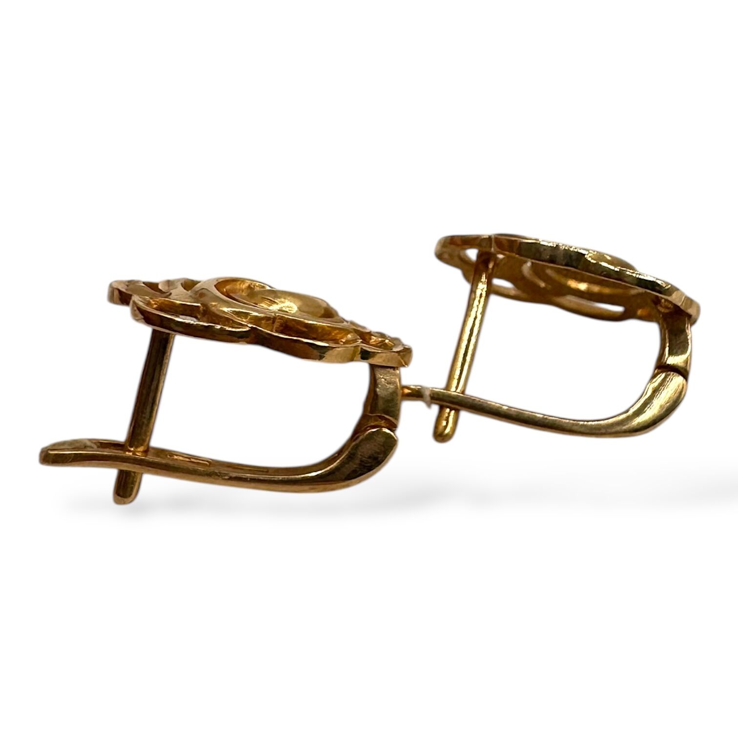 Золоті сережки без вставок