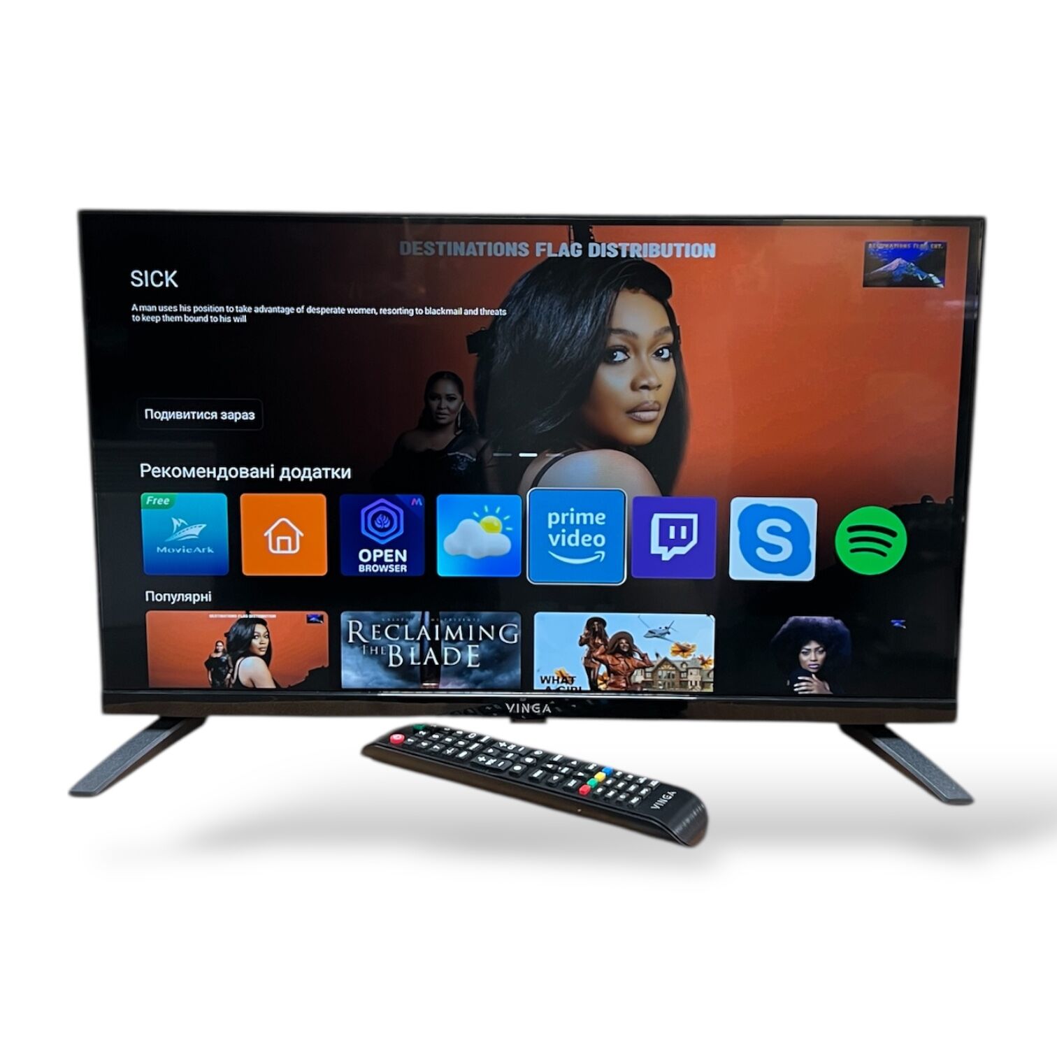 Телевізор Vinga S24HD25B