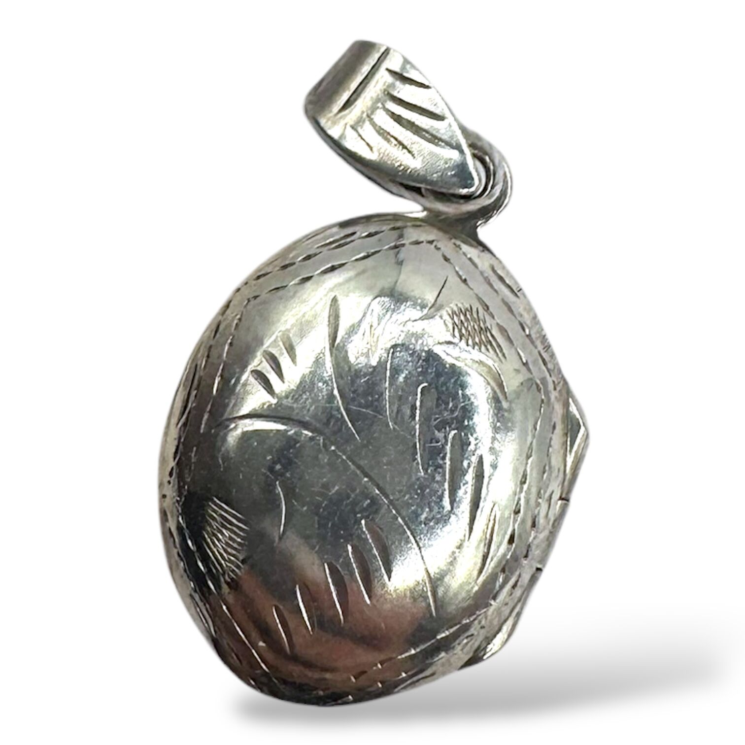 Срібний підвіс без вставок