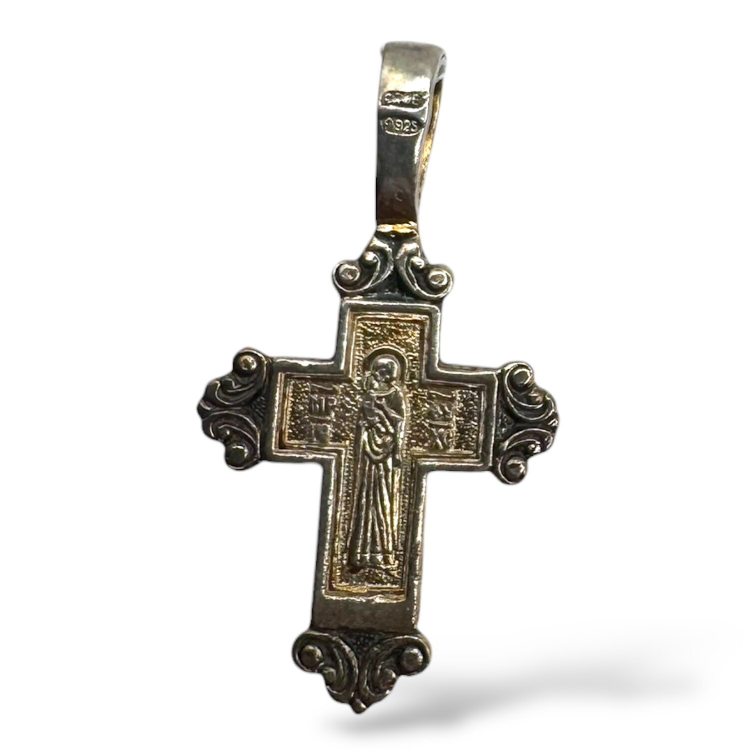 Срібний підвіс без вставок