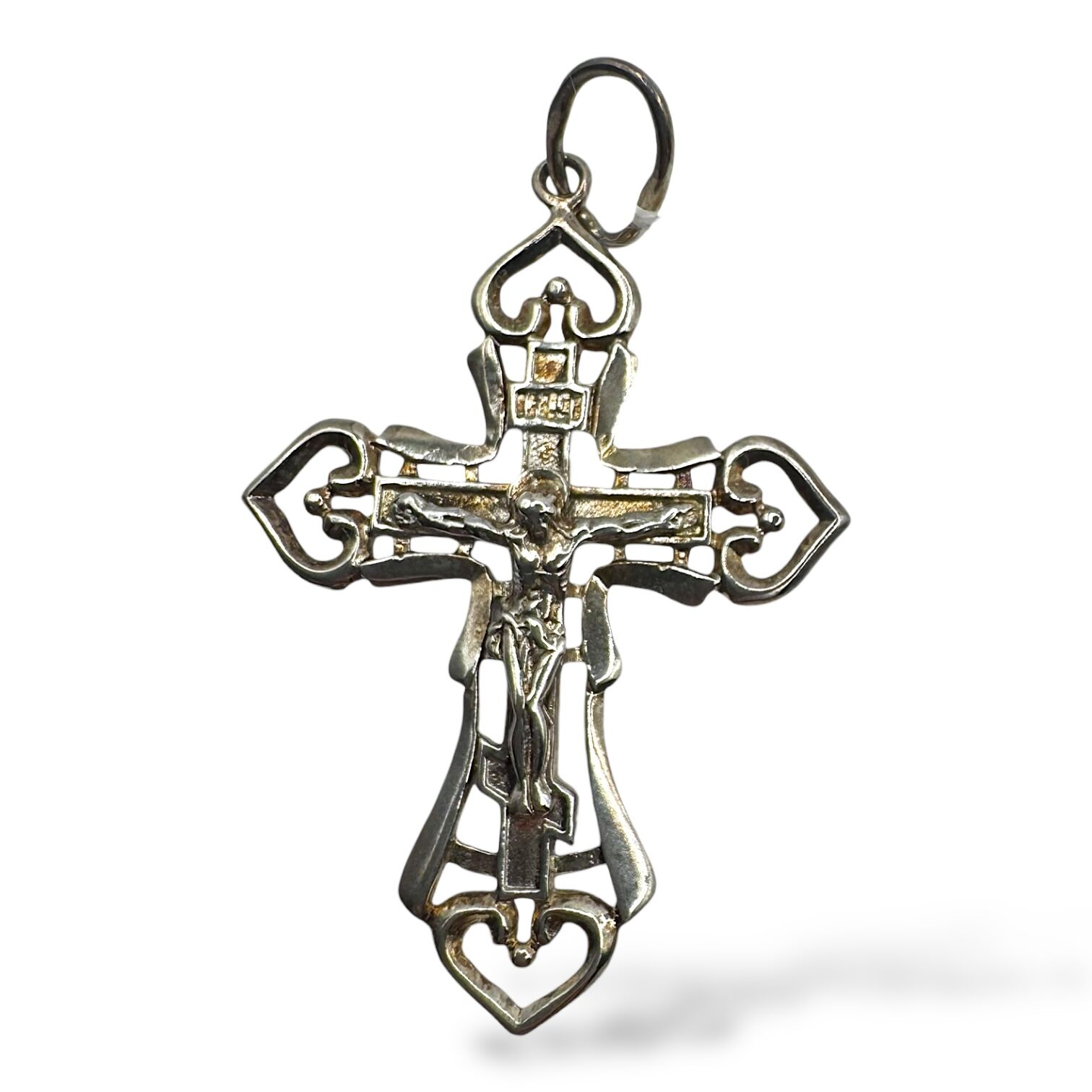 Срібний підвіс без вставок