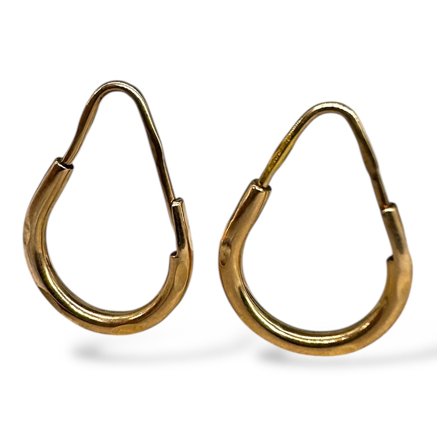 Золоті сережки без вставок