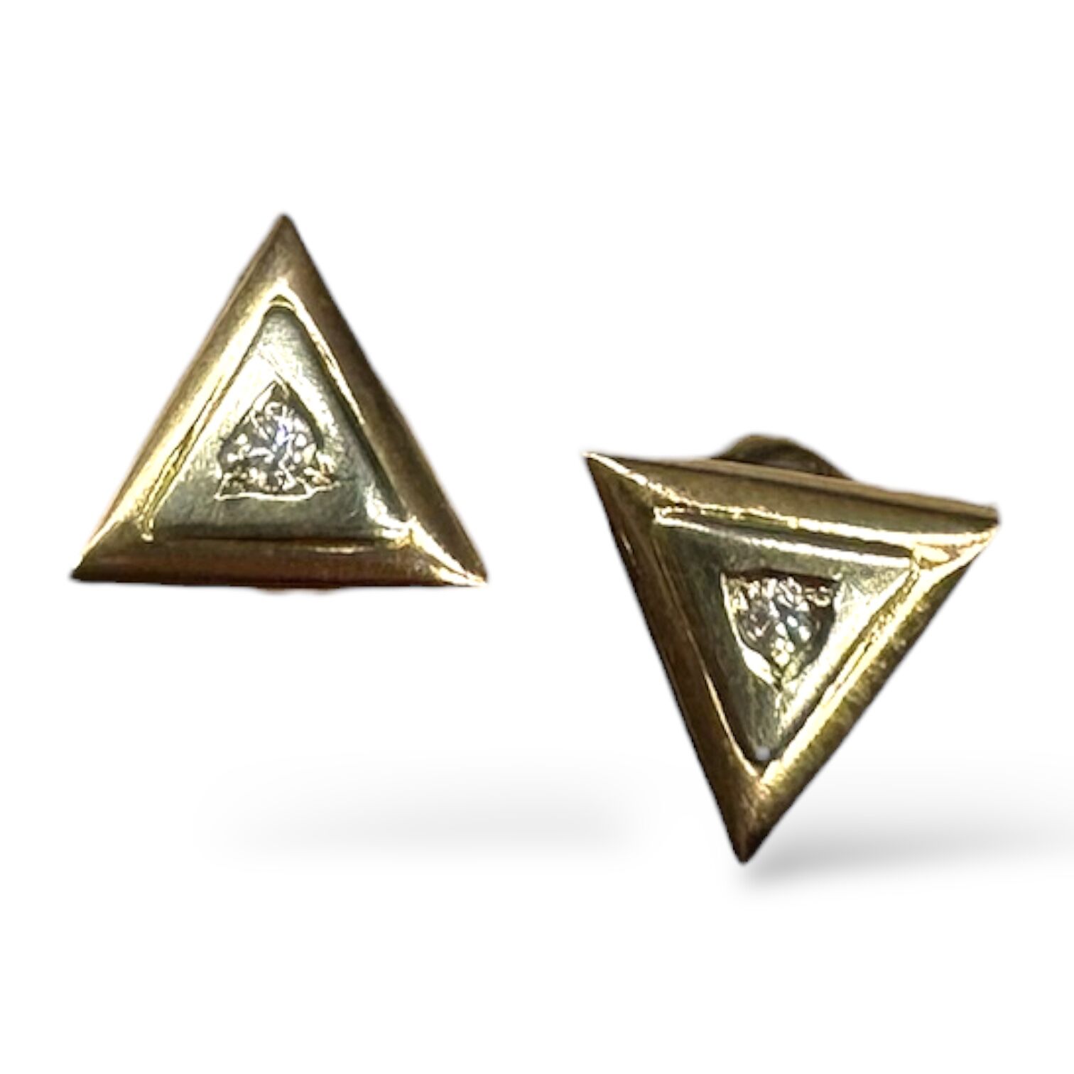 Золотые серьги с цирконами