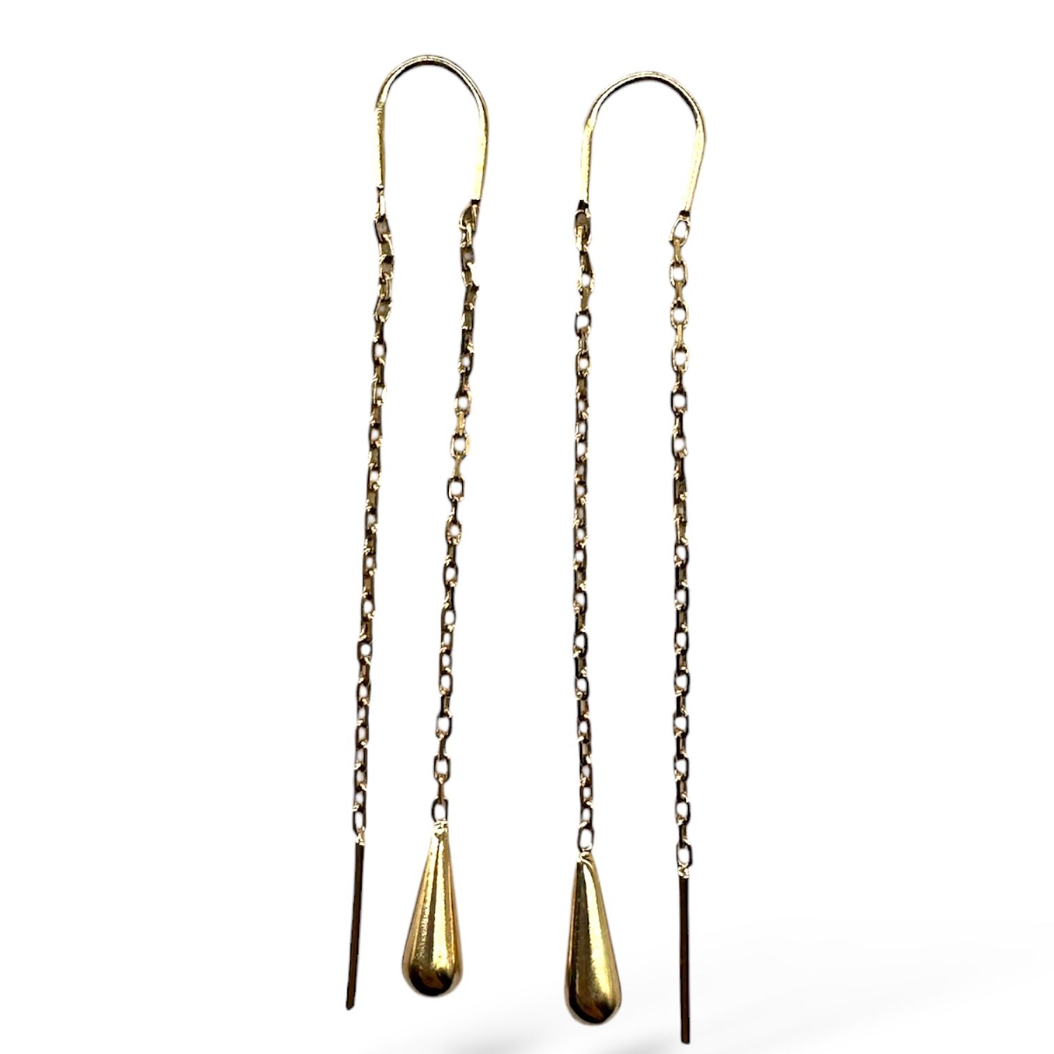 Золоті сережки без вставок