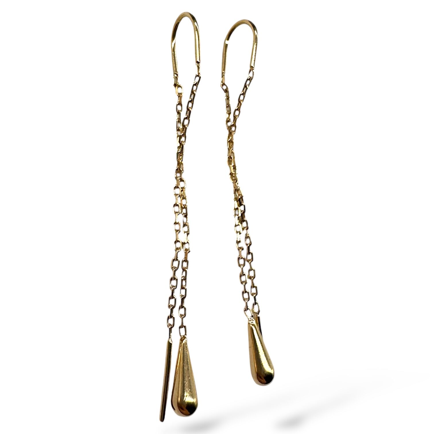 Золоті сережки без вставок