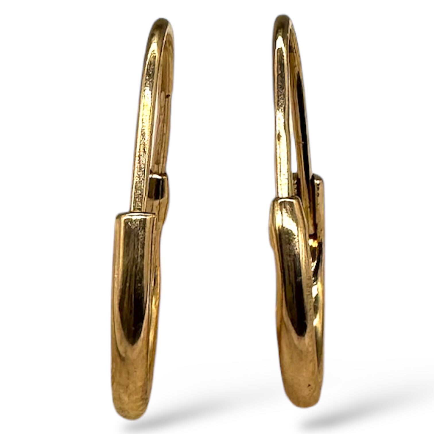 Золоті сережки без вставок