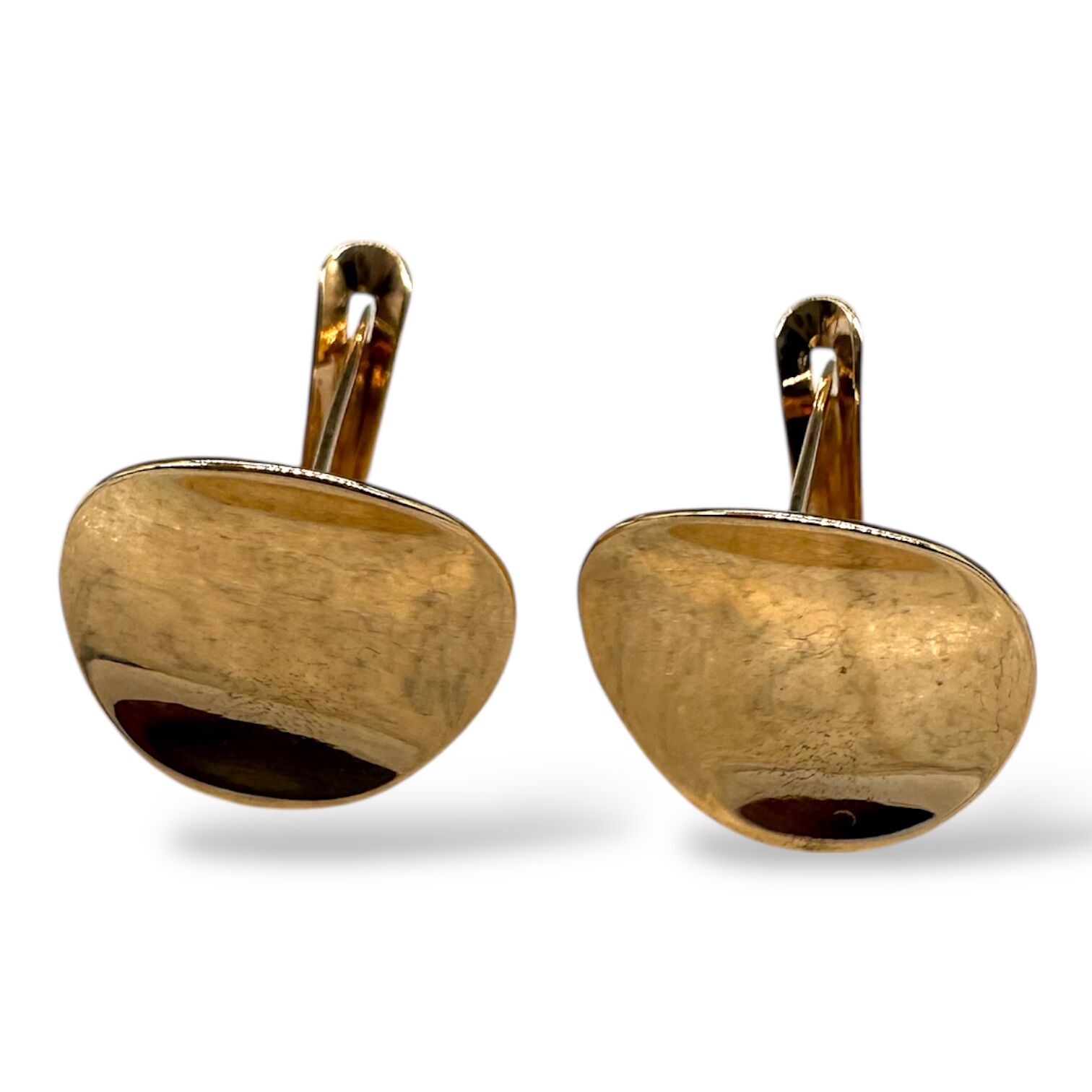 Золоті сережки без вставок