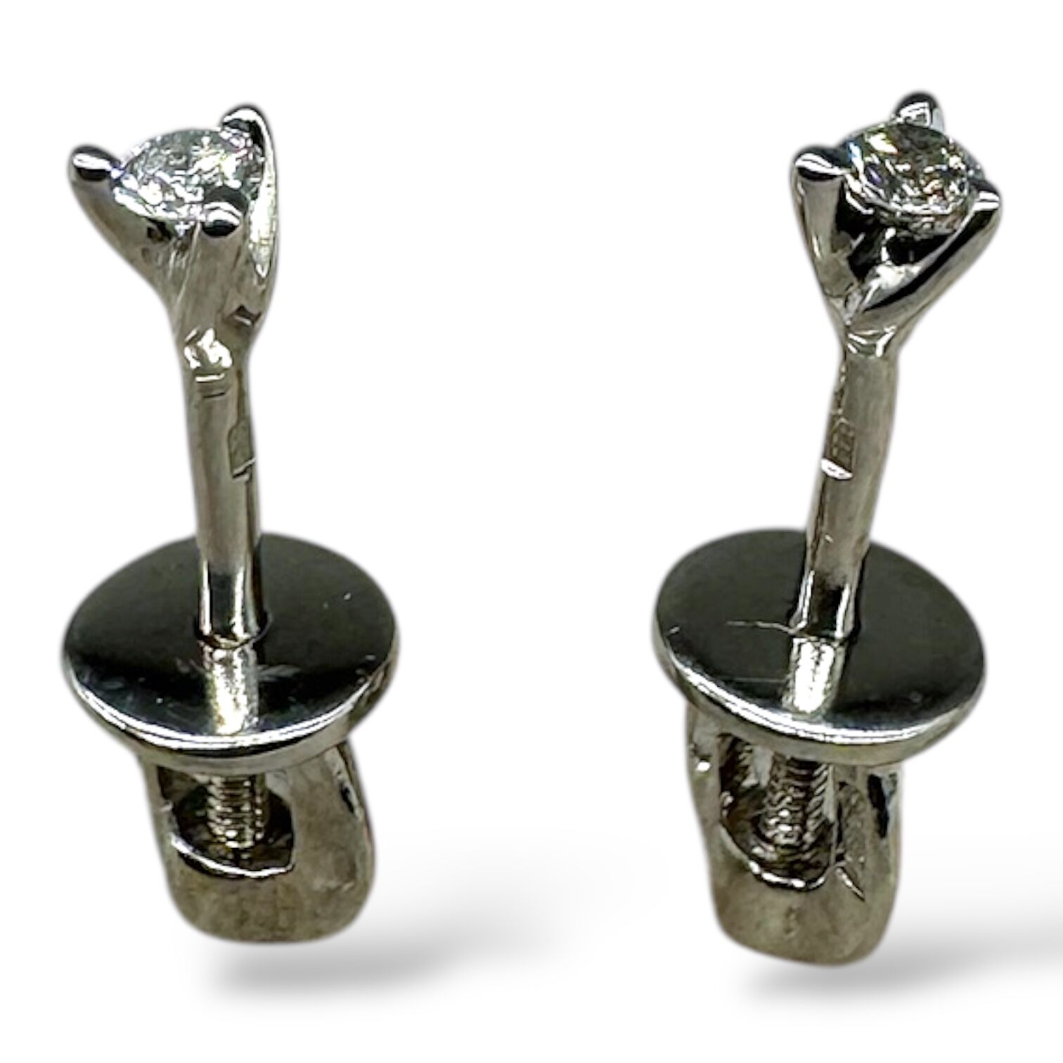 Золоті сережки з цирконами