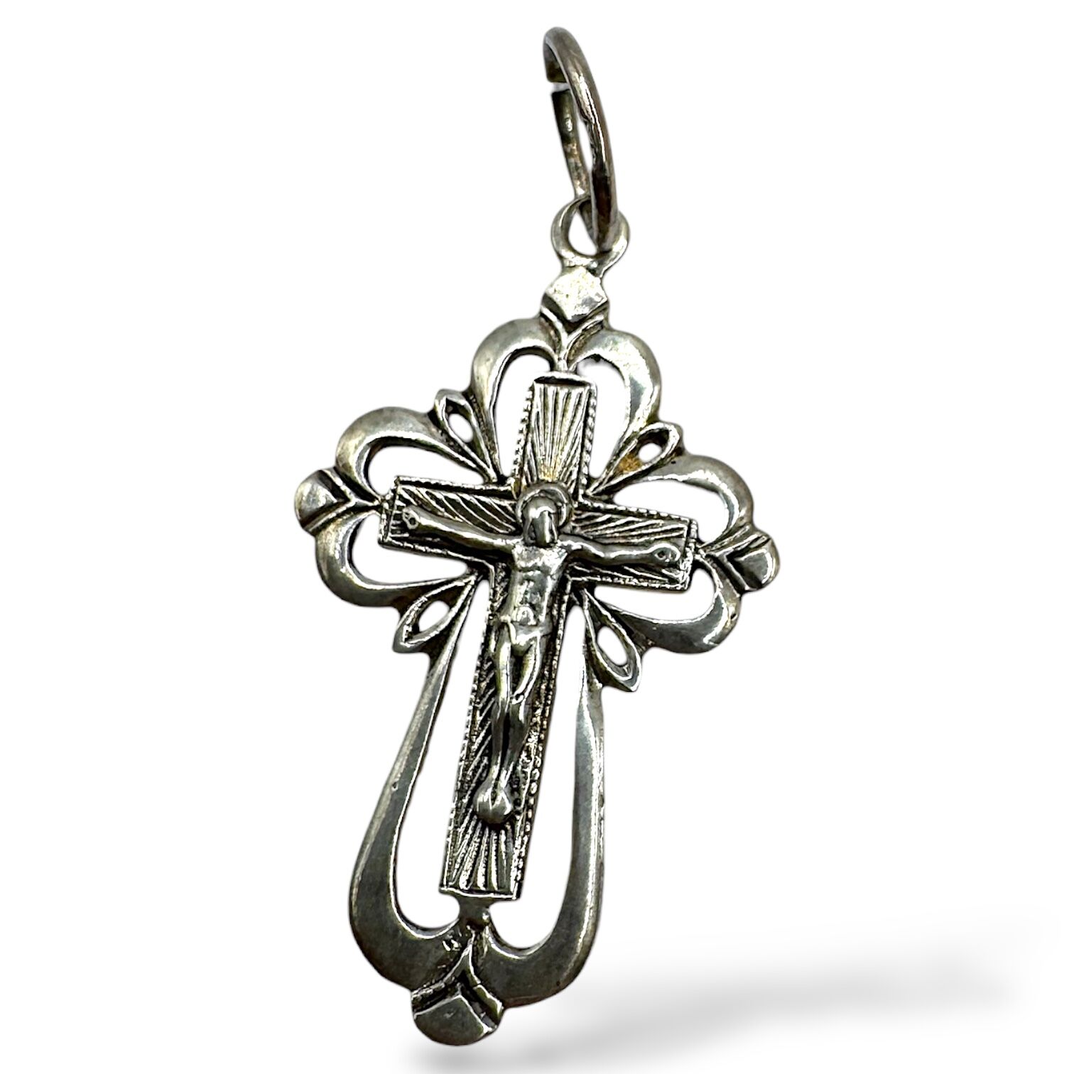 Срібний підвіс без вставок