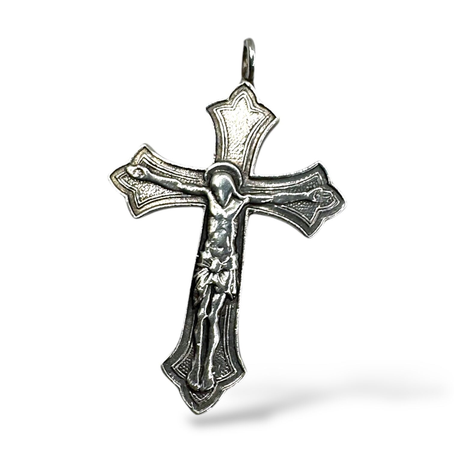 Серебряный подвес без вставок