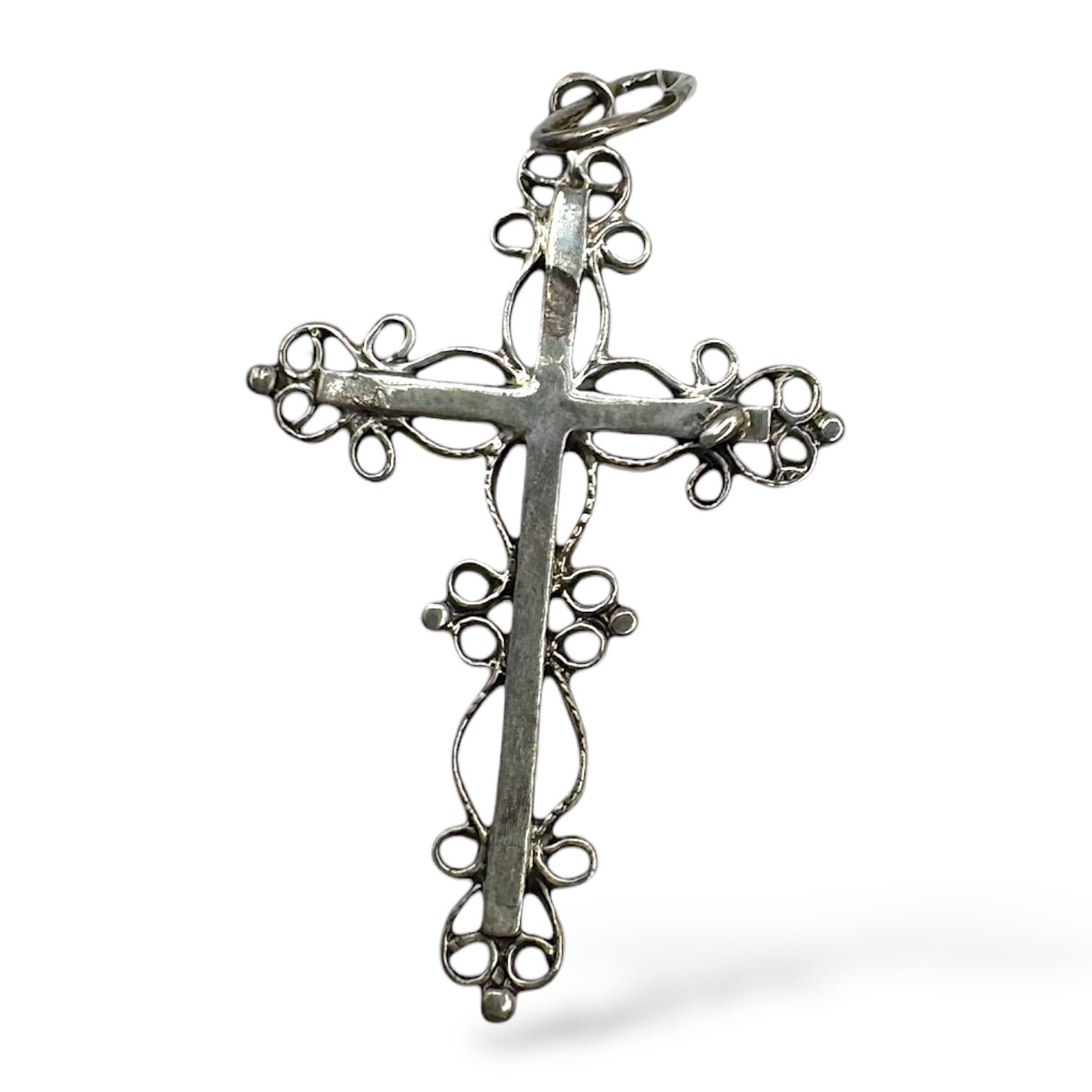 Серебряный подвес без вставок