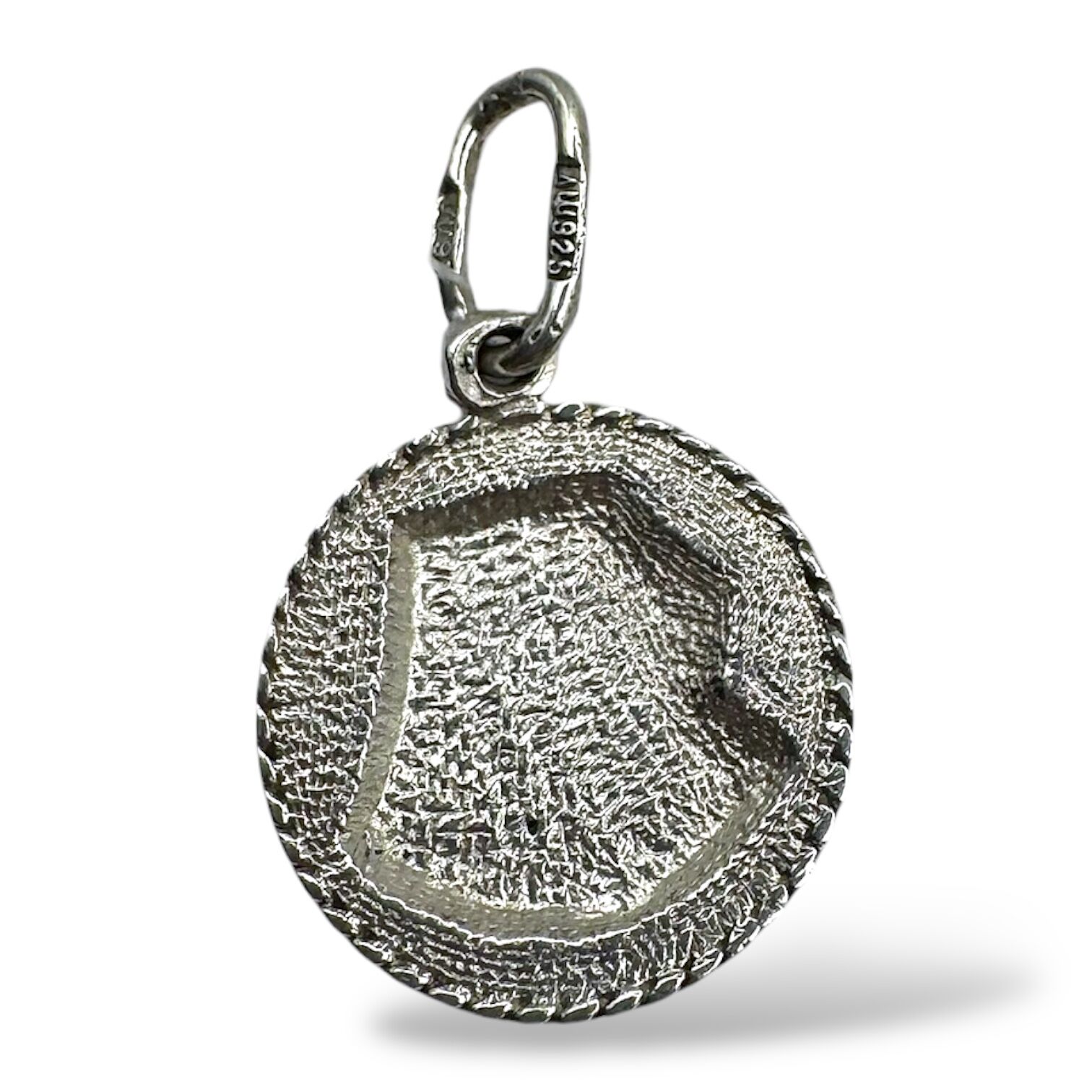 Серебряный подвес без вставок