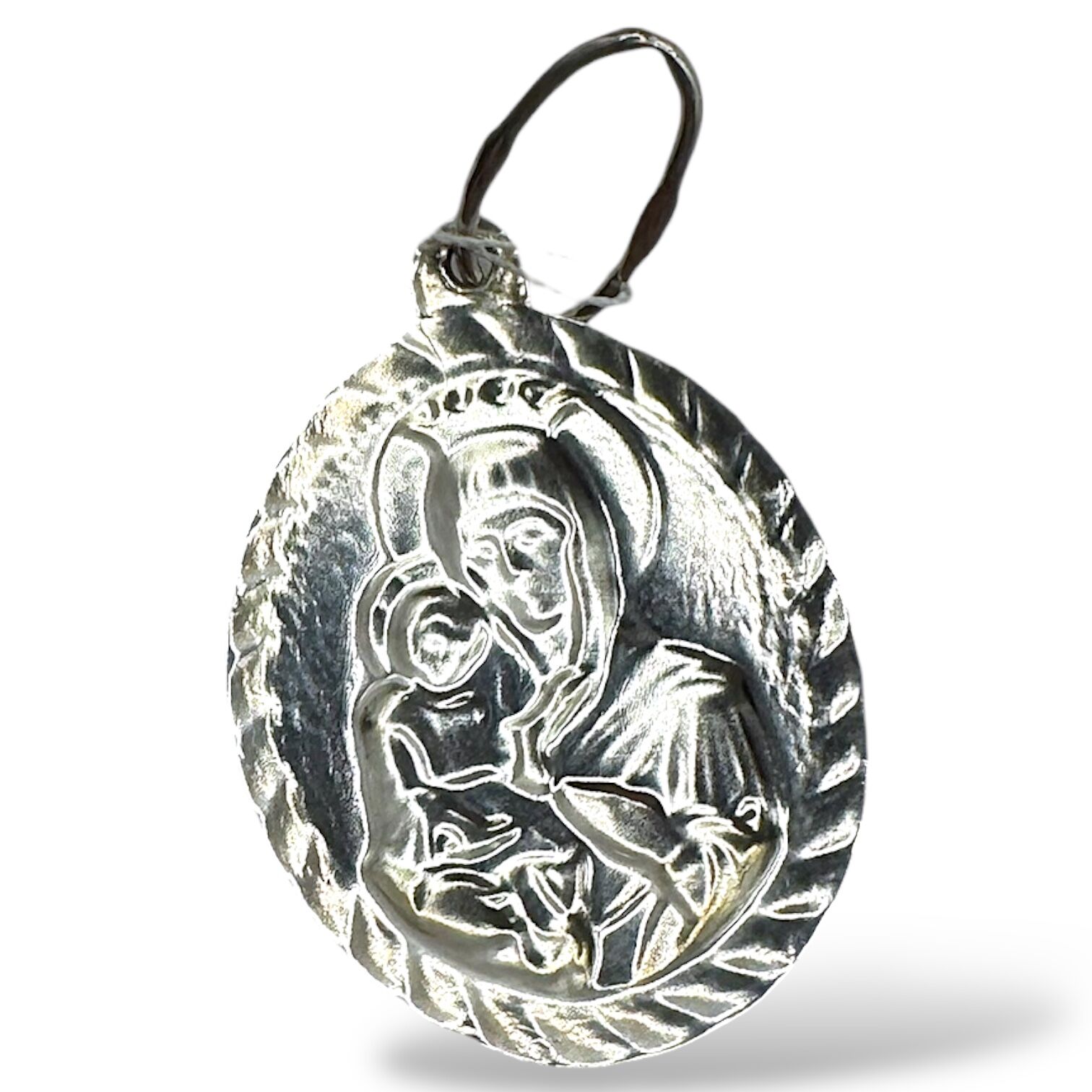 Серебряный подвес без вставок