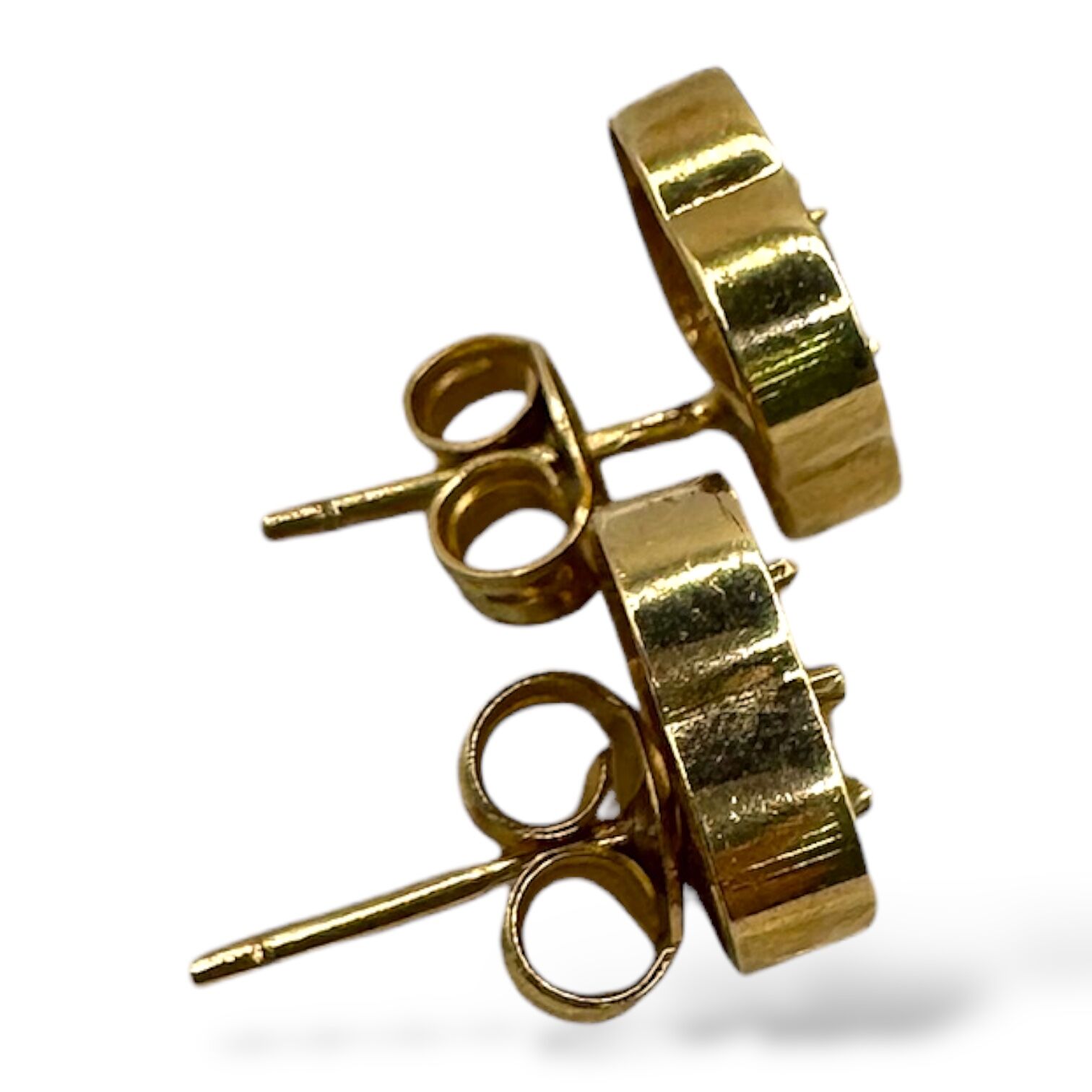 Золотые серьги с цирконами